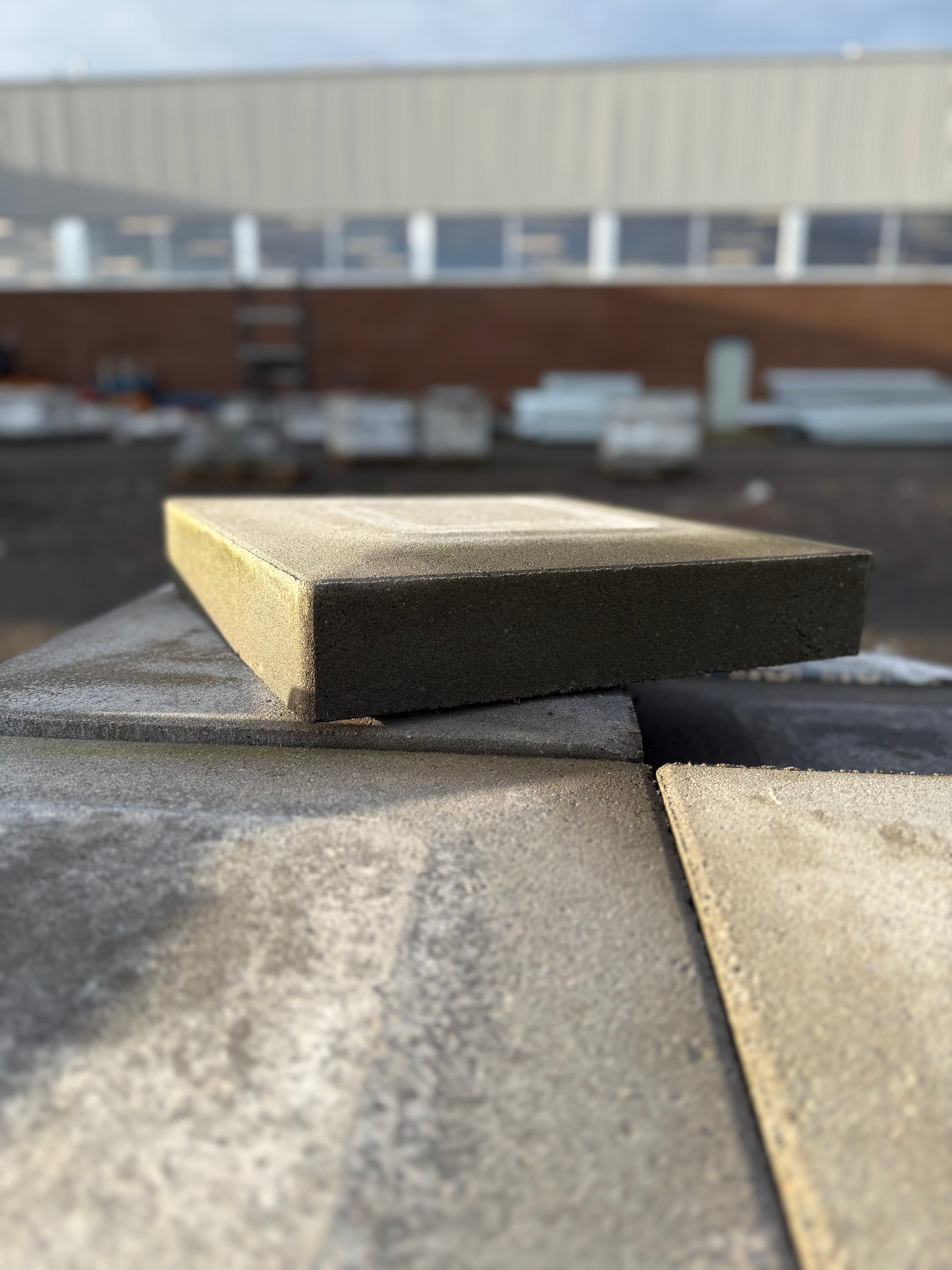 Parti Stolptopp Patina 400x400x80mm – Grafit (44 st)