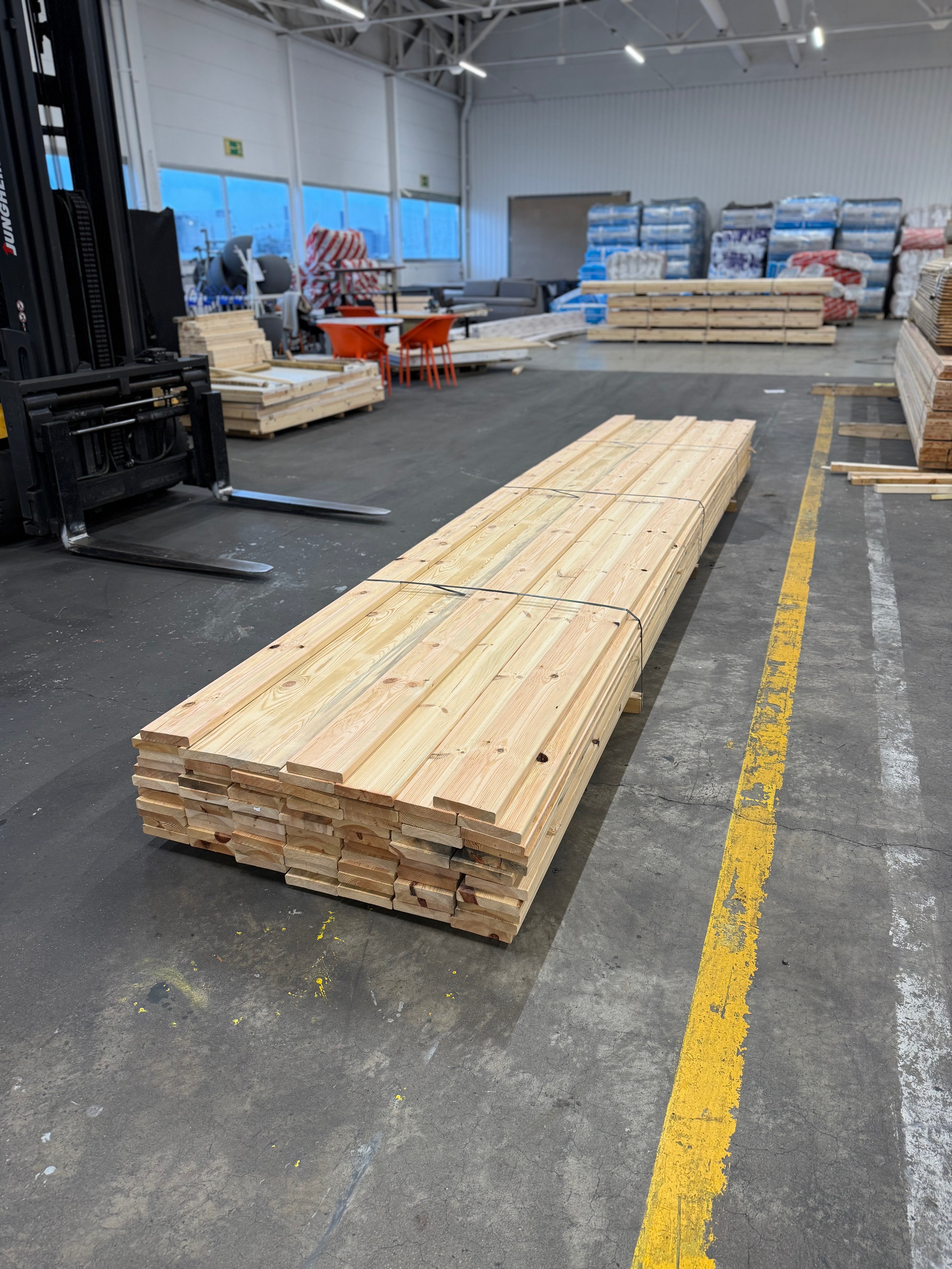 Paket Rillade Brädor 27x145mm 5.10- 73st (Furu) B- sortering