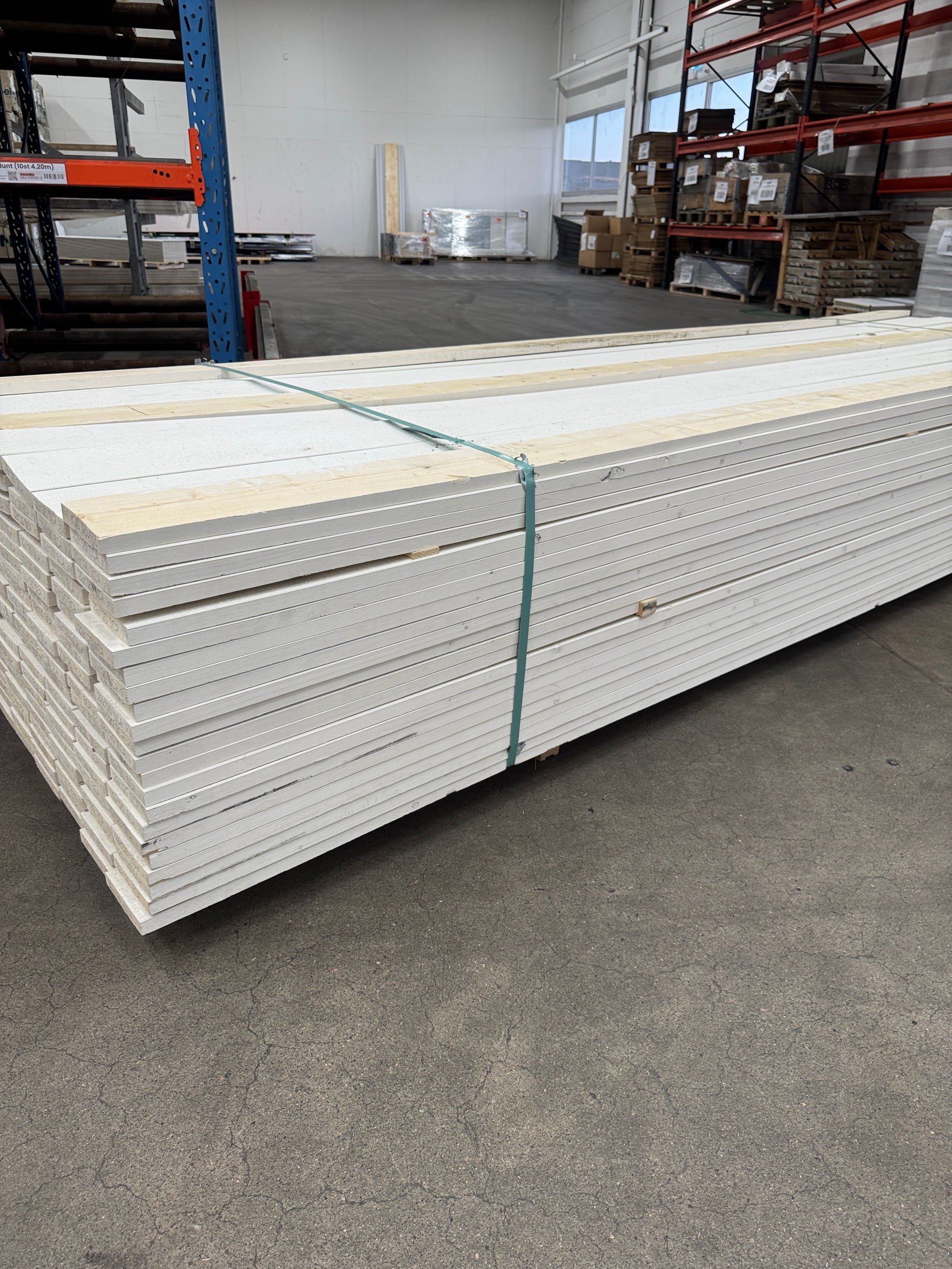 Paket Finsågad Panel 22x120mm 3,60m – 192 st Vit