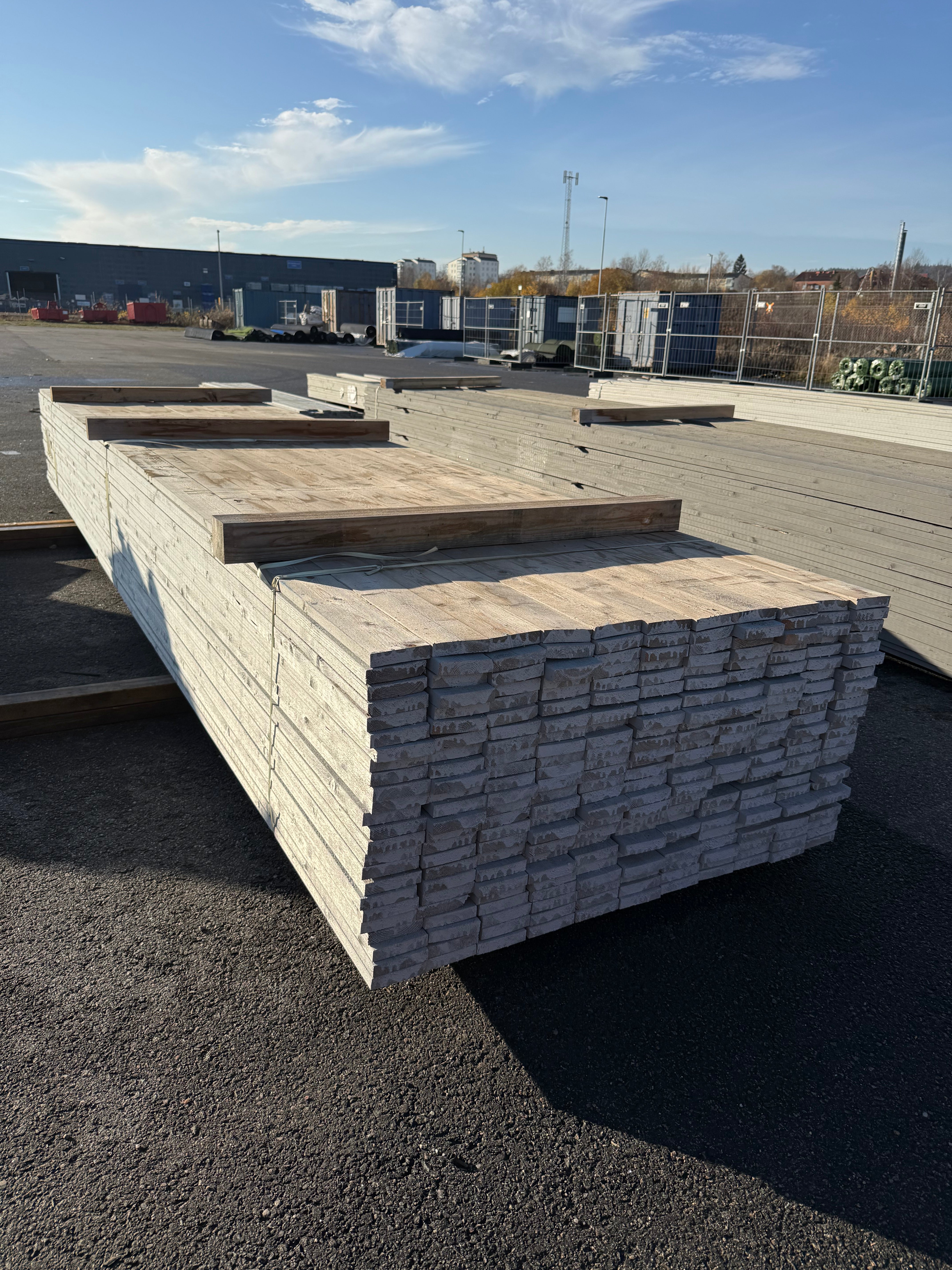 Paket Finsågad Panel 21x95mm – 264 st 4,80 m (Gran, NCS S3000-N)