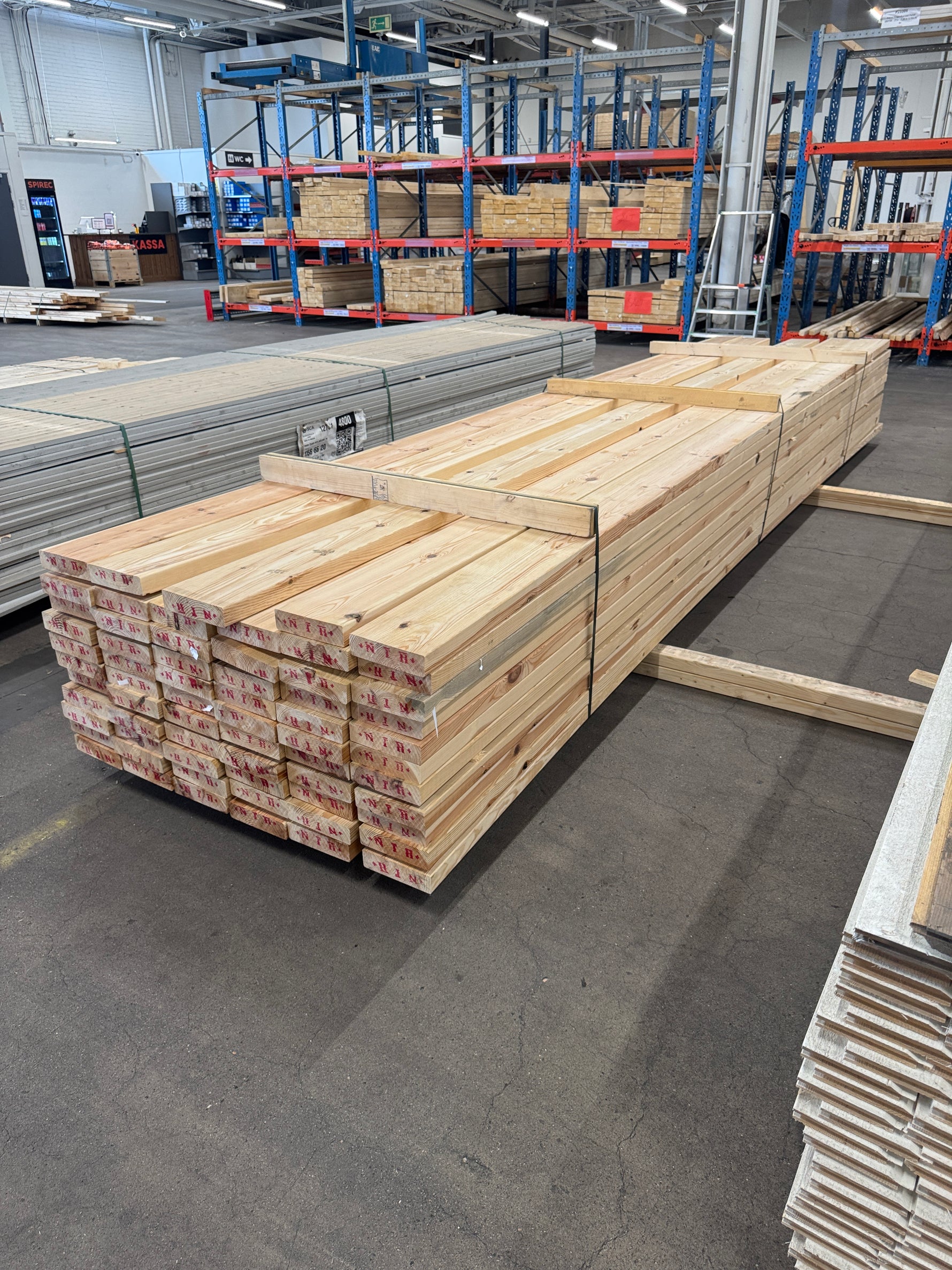 Paket Reglar 45x170mm 4,80m – 65 st oklassad