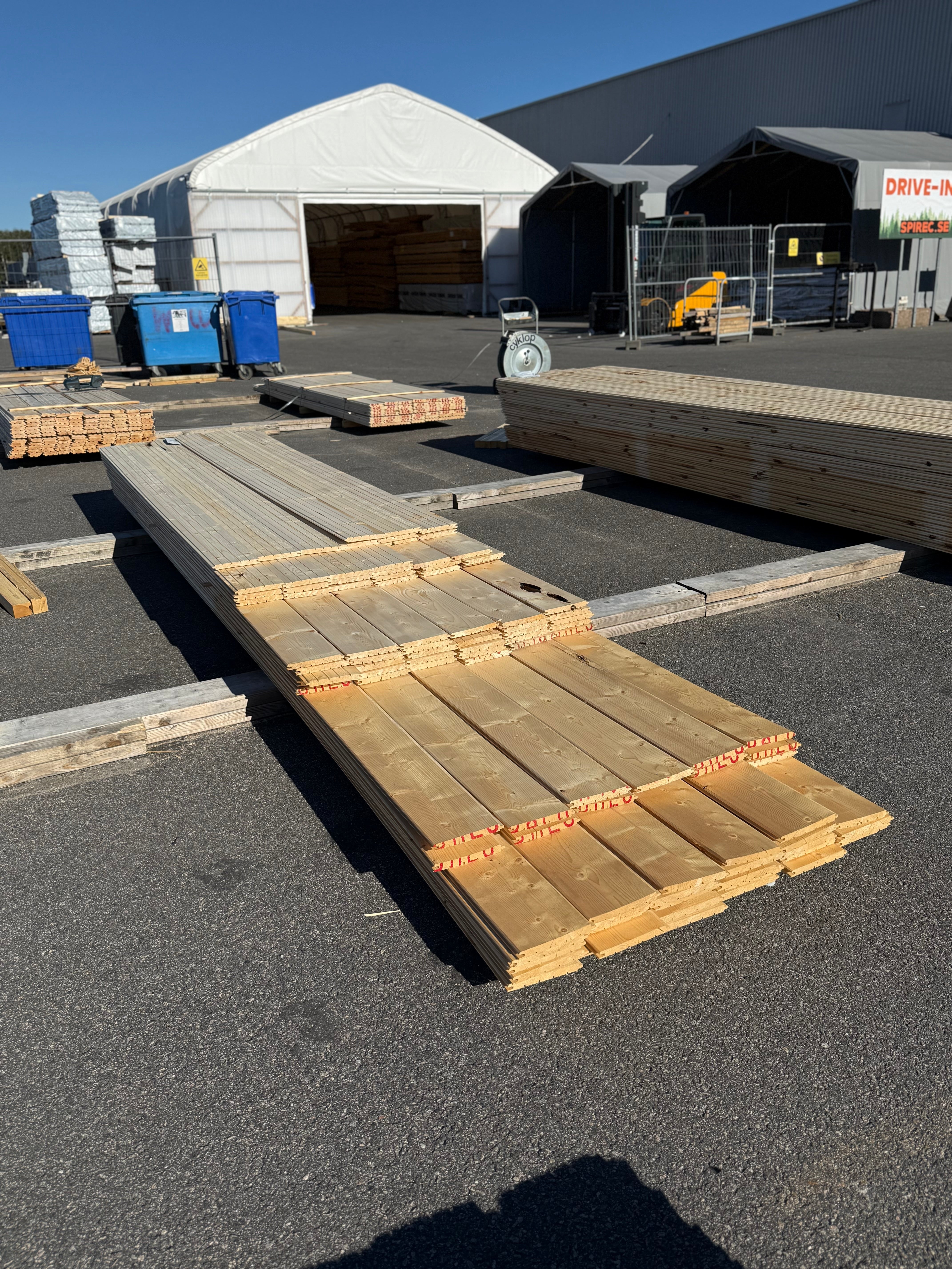 Paket Golv 18,3x169mm Turbofas – 99 st (3,00–5,10 m, gran, obehandlad)