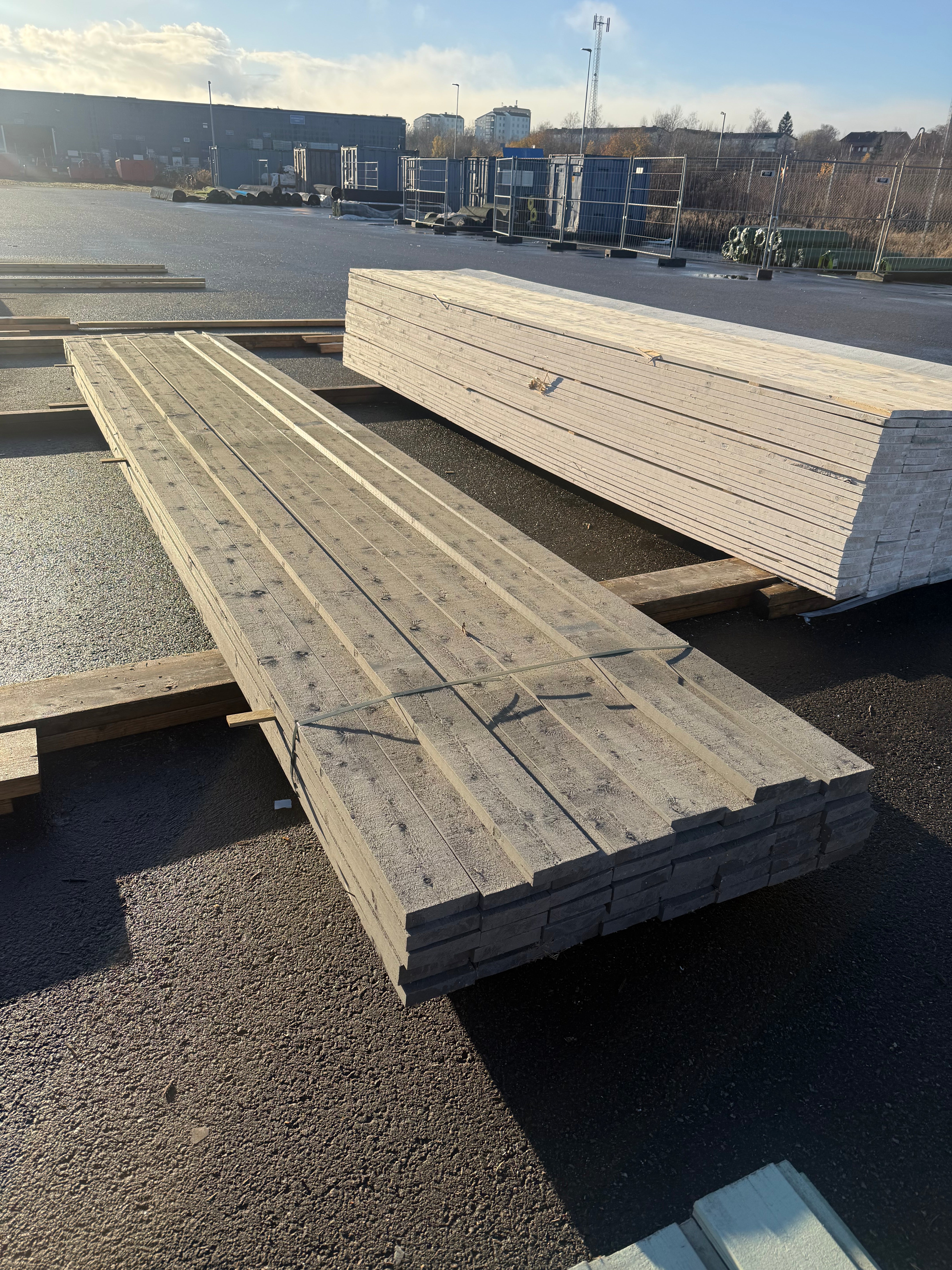 Paket Finsågad Panel 28x120 mm – 50 st (5,40 m, Målad NCS S 6500-N)