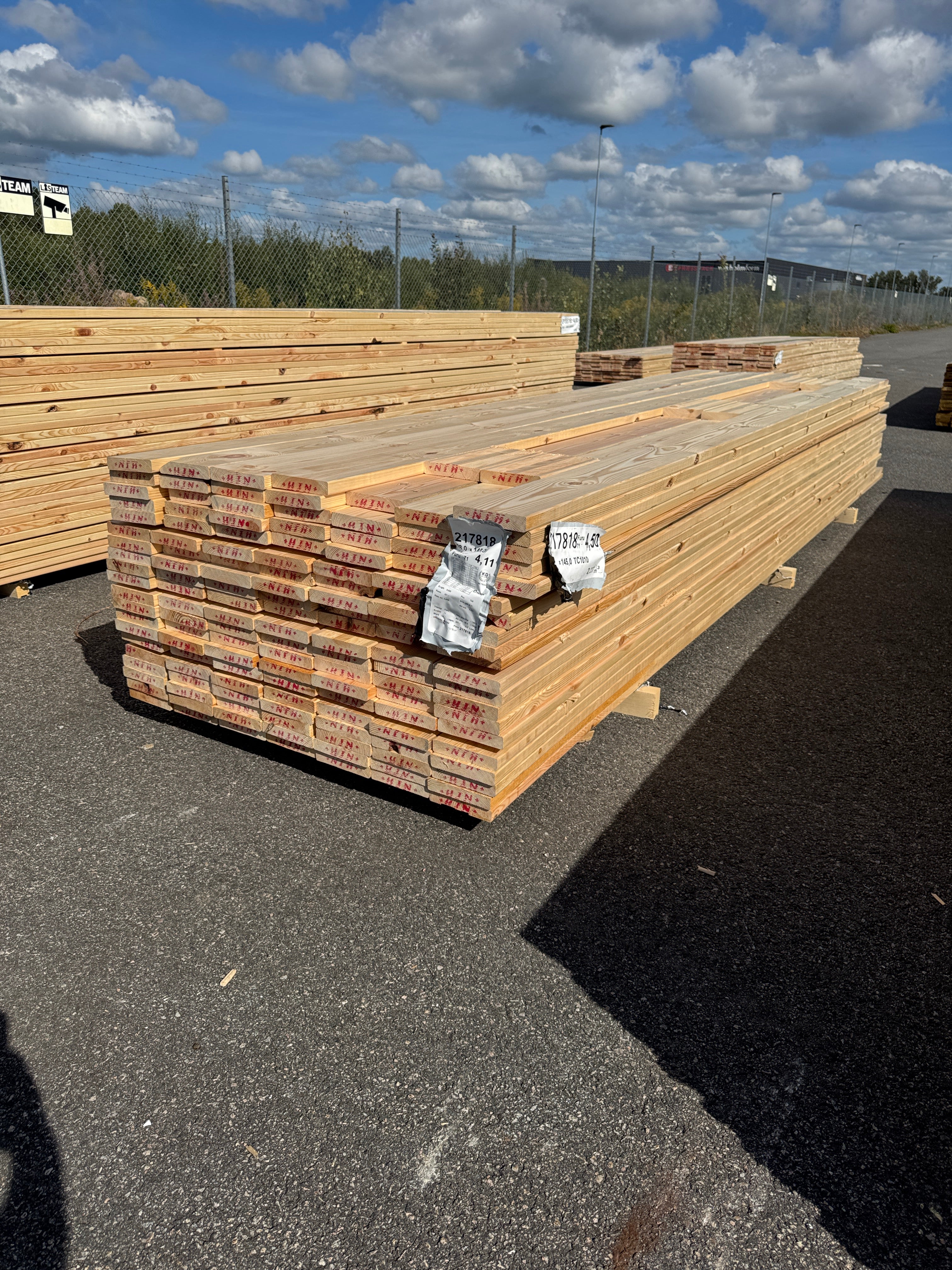 Paket Rillad 28x145 – 134st – 3.90–4.50 m – ANDRASORTERING
