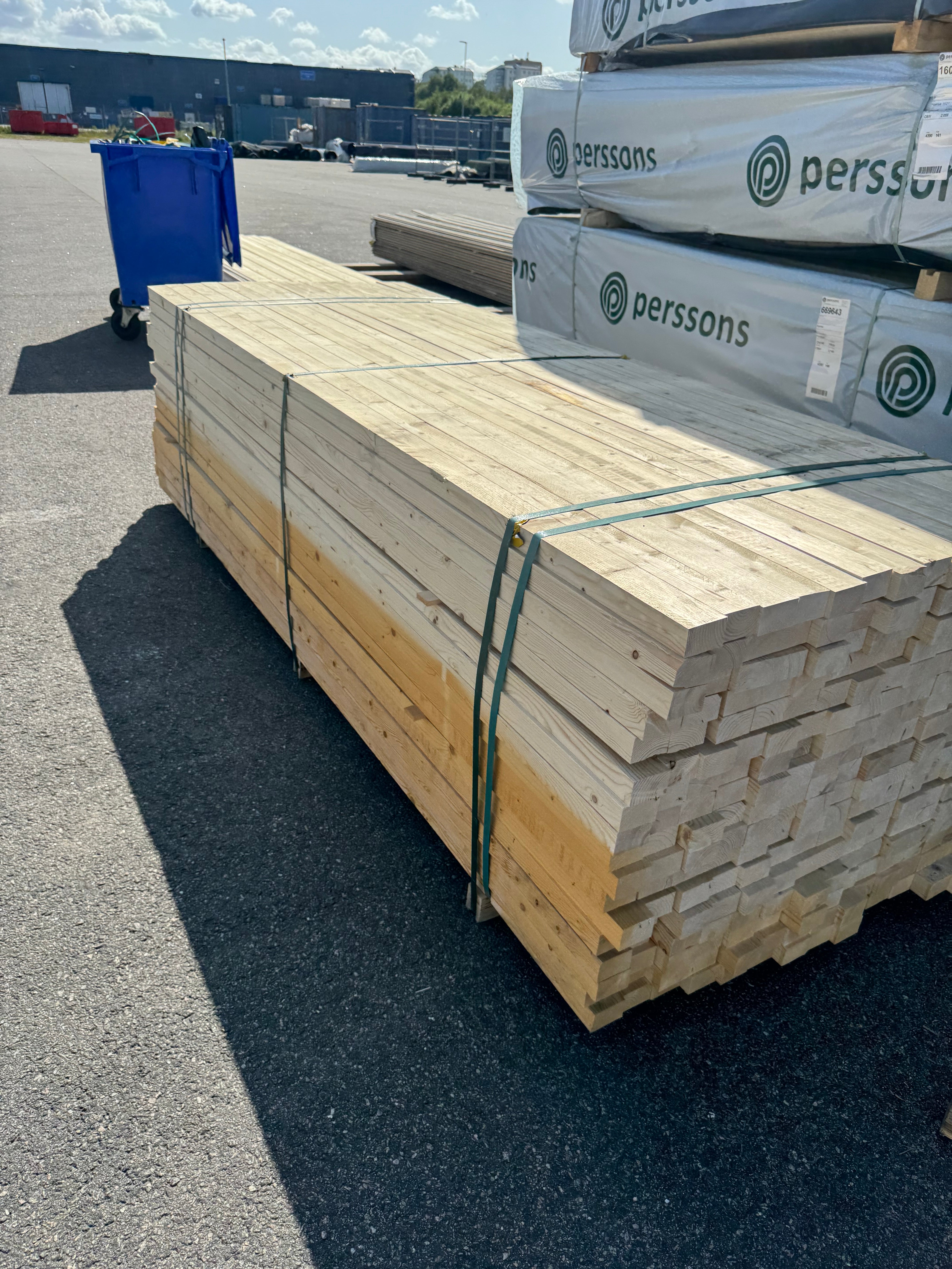 Paket Reglar 40x60 – 272st (2.70 m) – Obehandlad