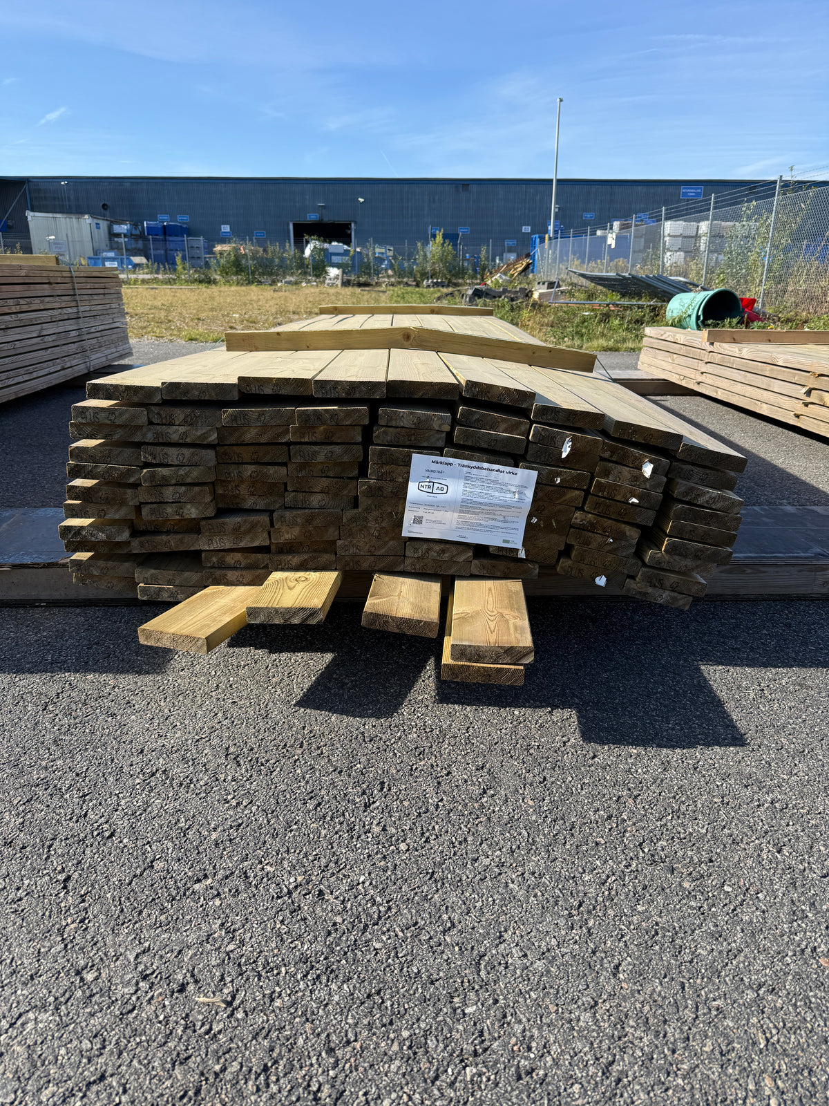 Paket Tryckimpregnerad Trall 28x120mm 4,20m- 97st