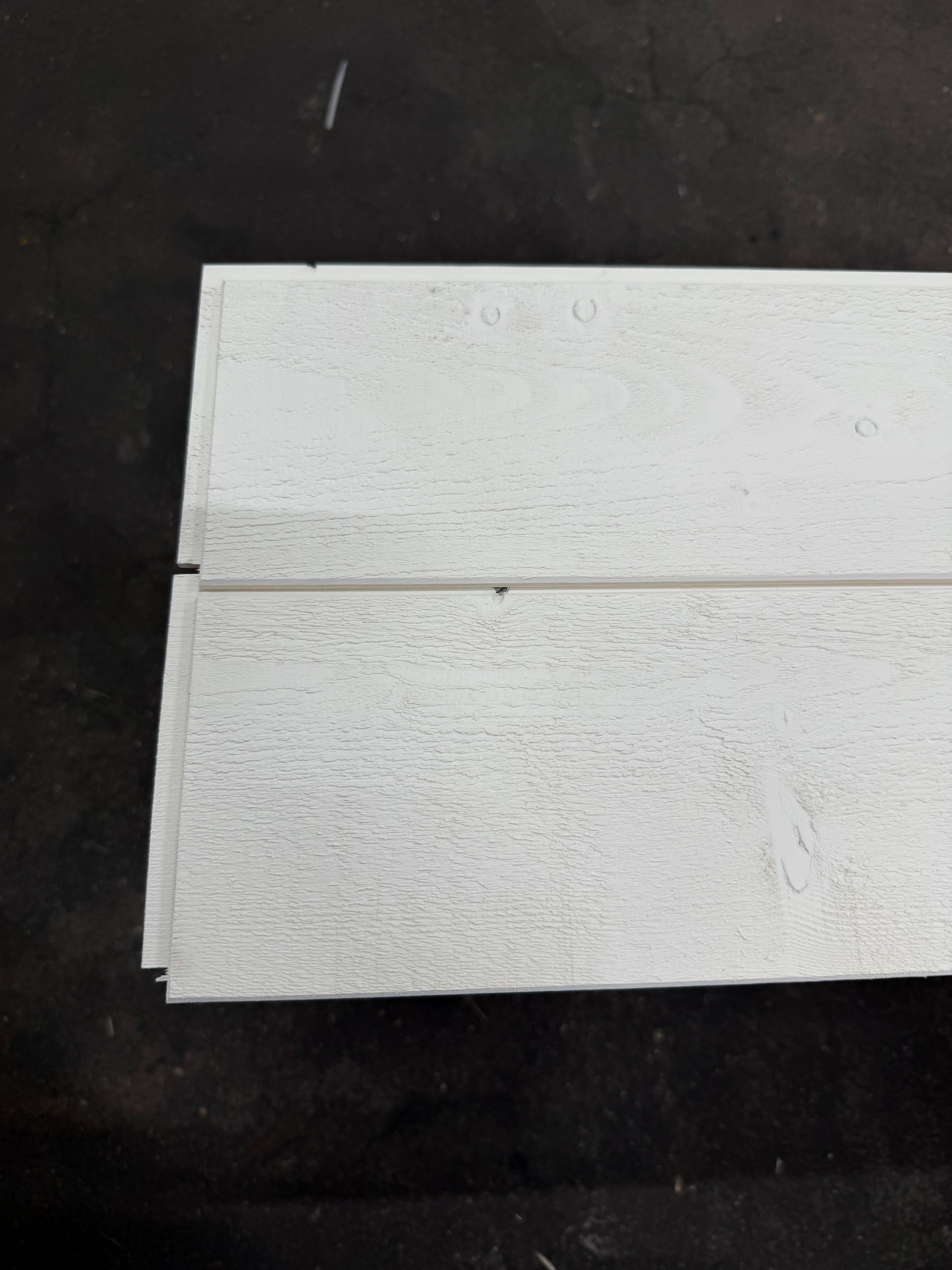 Paket Innerpanel Springpanel Finsågad 14x120mm 162st Vit