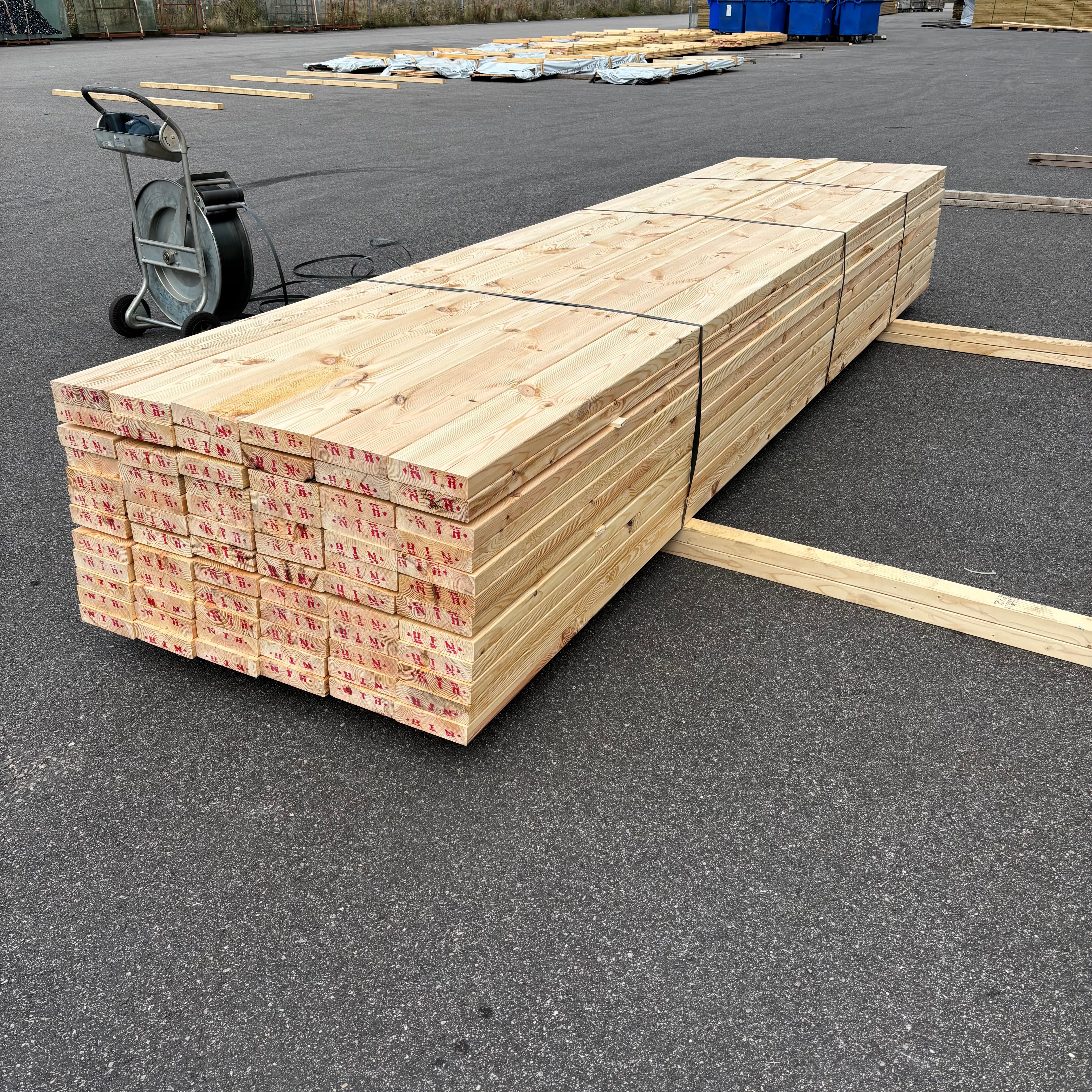 Paket Reglar 45x170mm – 72 st (4,20 m, furu)