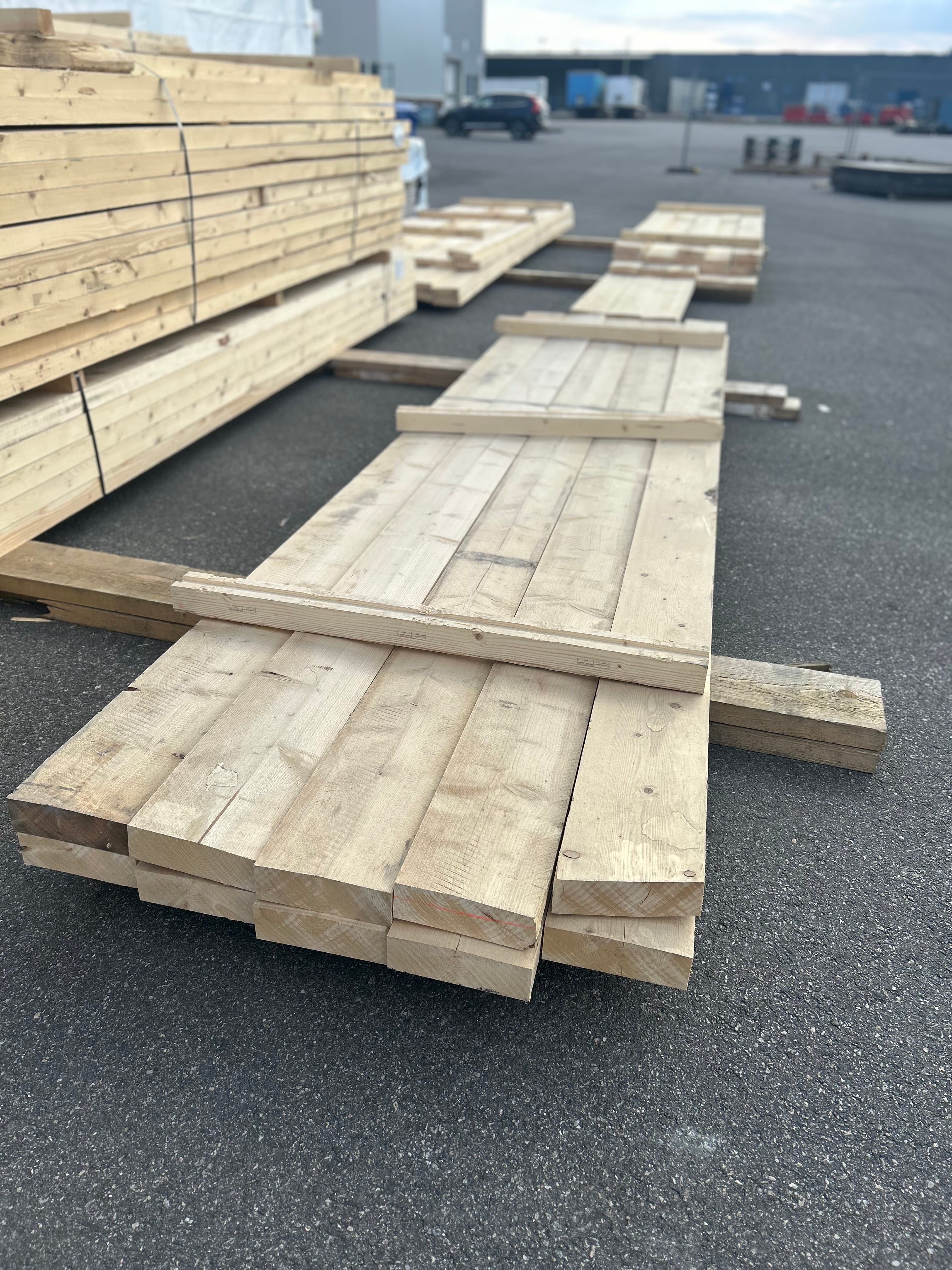 Paket Ohyvlade Reglar 63x195 10st. 4.20m