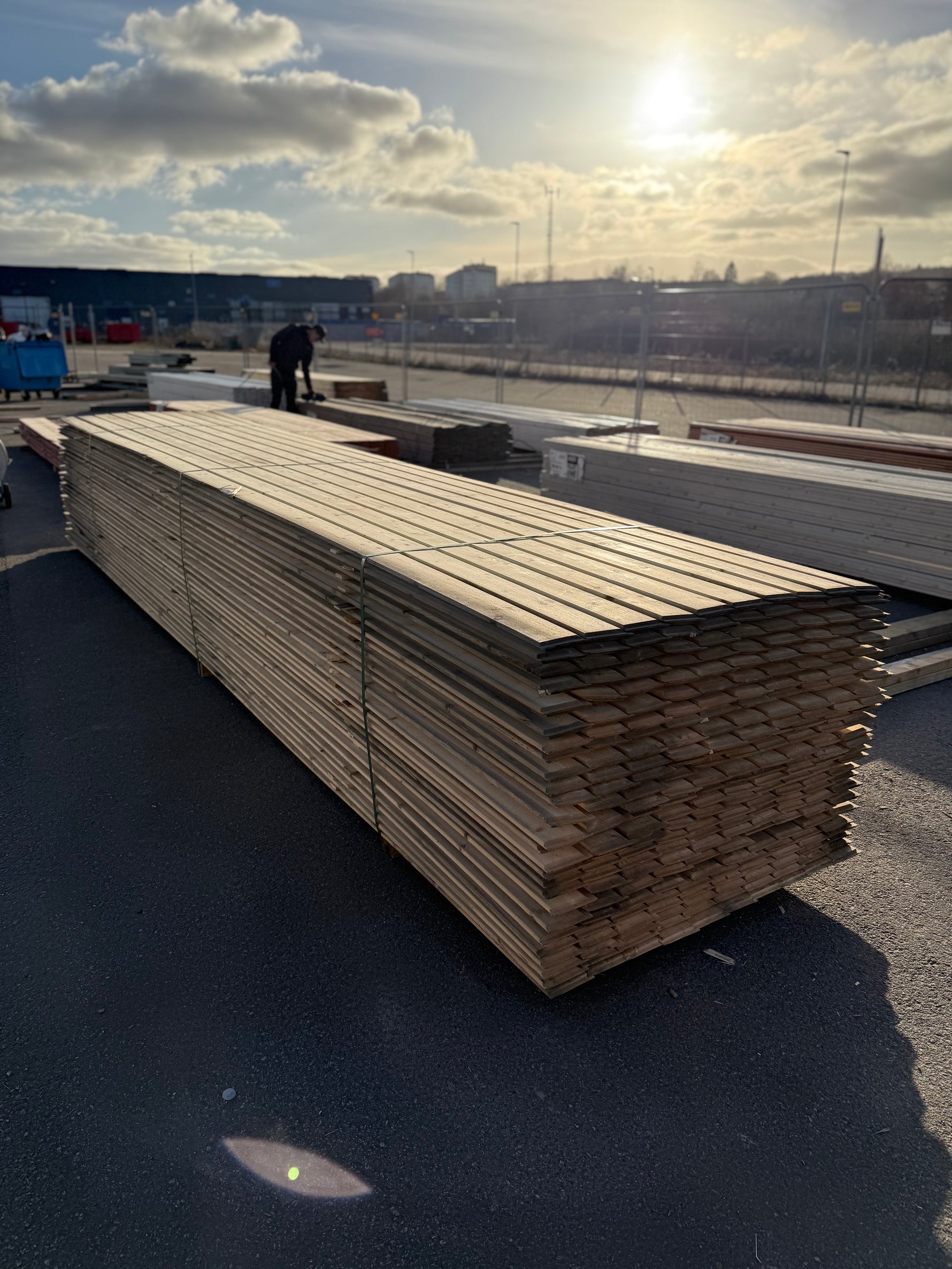 Paket Ytterpanel Enkelfas Fals Ändspont 22x120mm – 250 st 5,40 m - Spirec