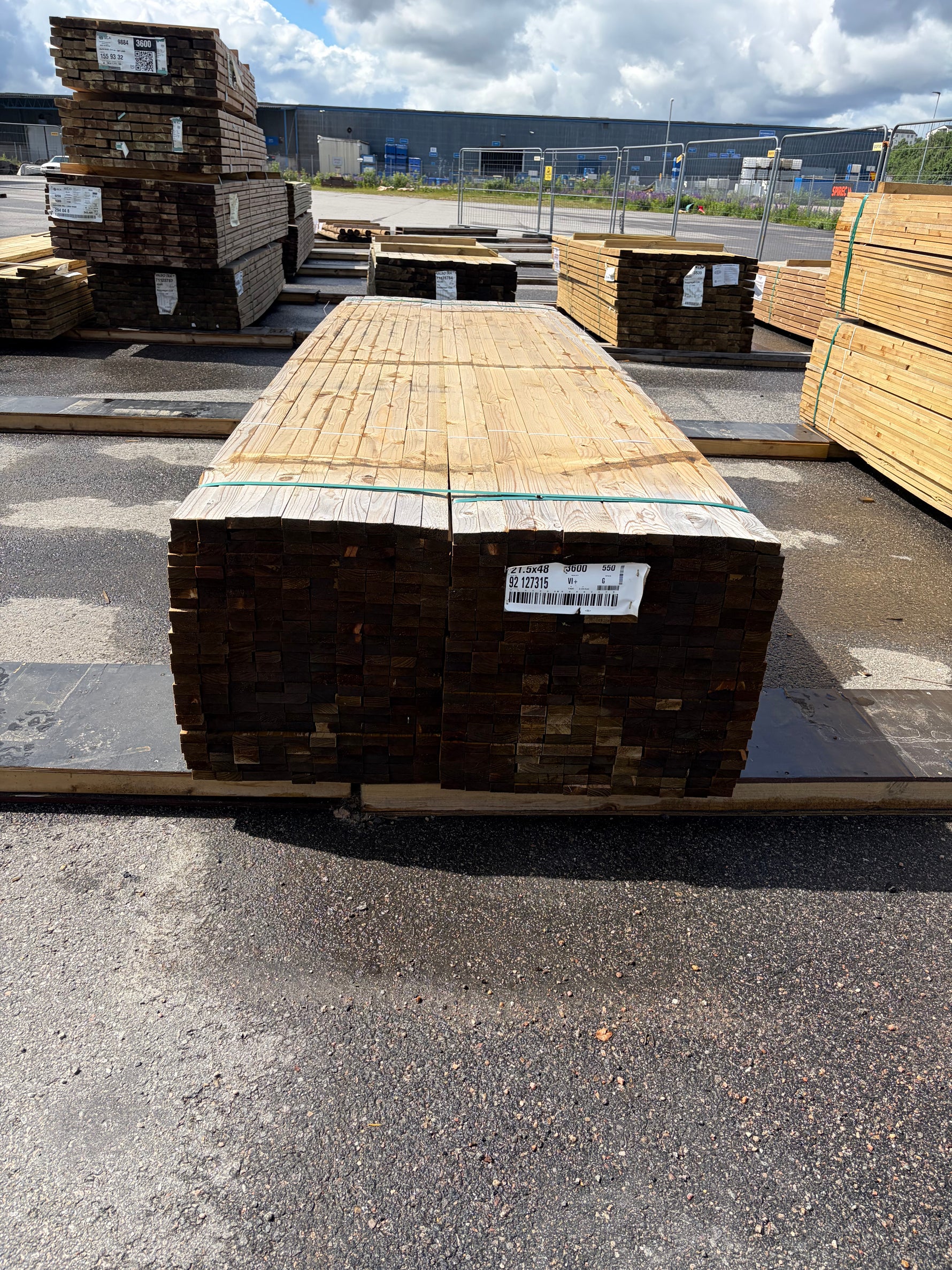 Paket Tryckimpregnerad Läkt 21,5x48mm, 550st 3,60m