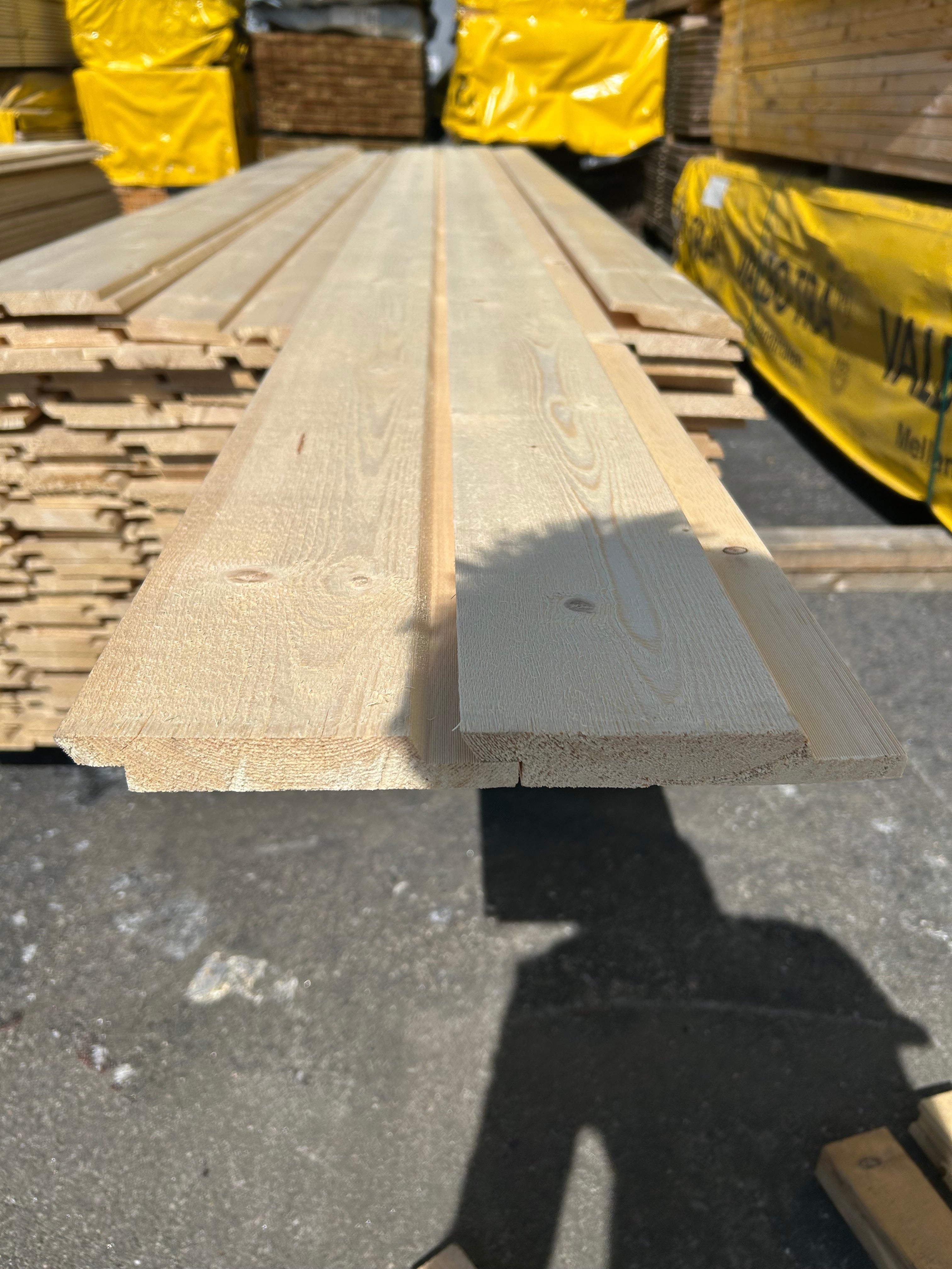 Paket Ytterpanel 22x145 175st 3.60m obehandlad