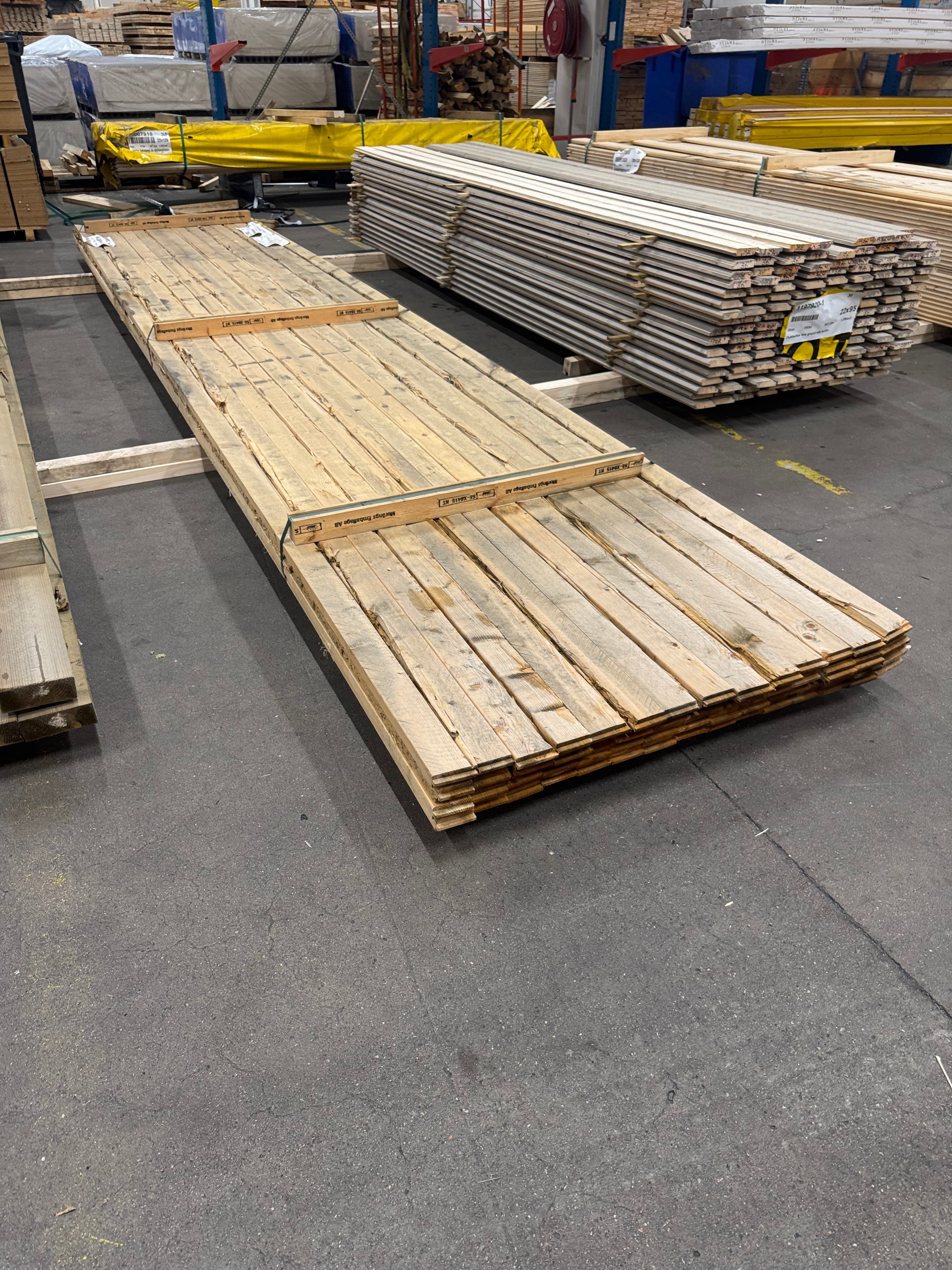 Paket Glespanel Felhyvlad 28x70mm – 60 st (5,40 m)