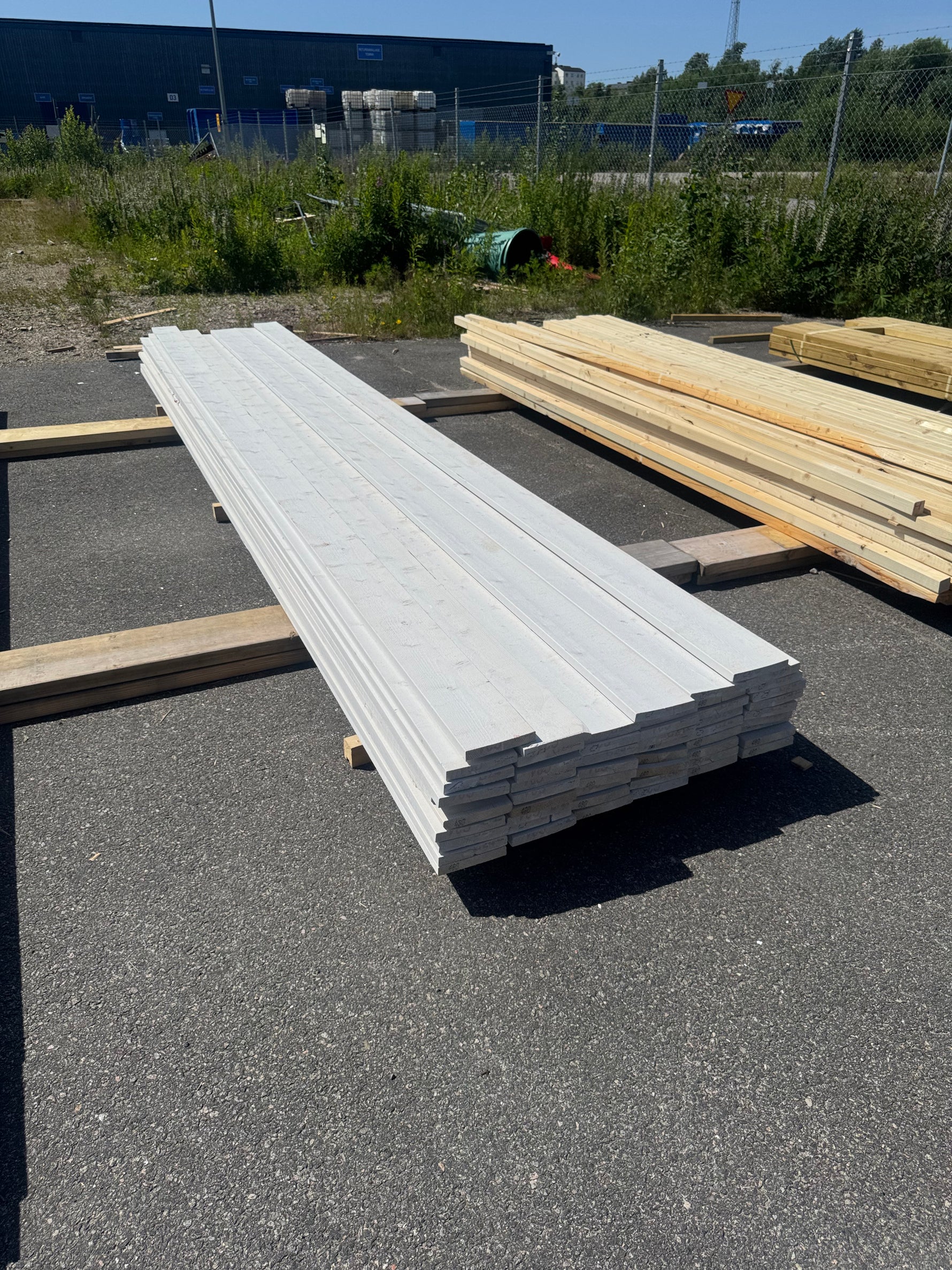 Paket Finsågade Klädselbrädor 22x145 mm, 55 st 4,80 m