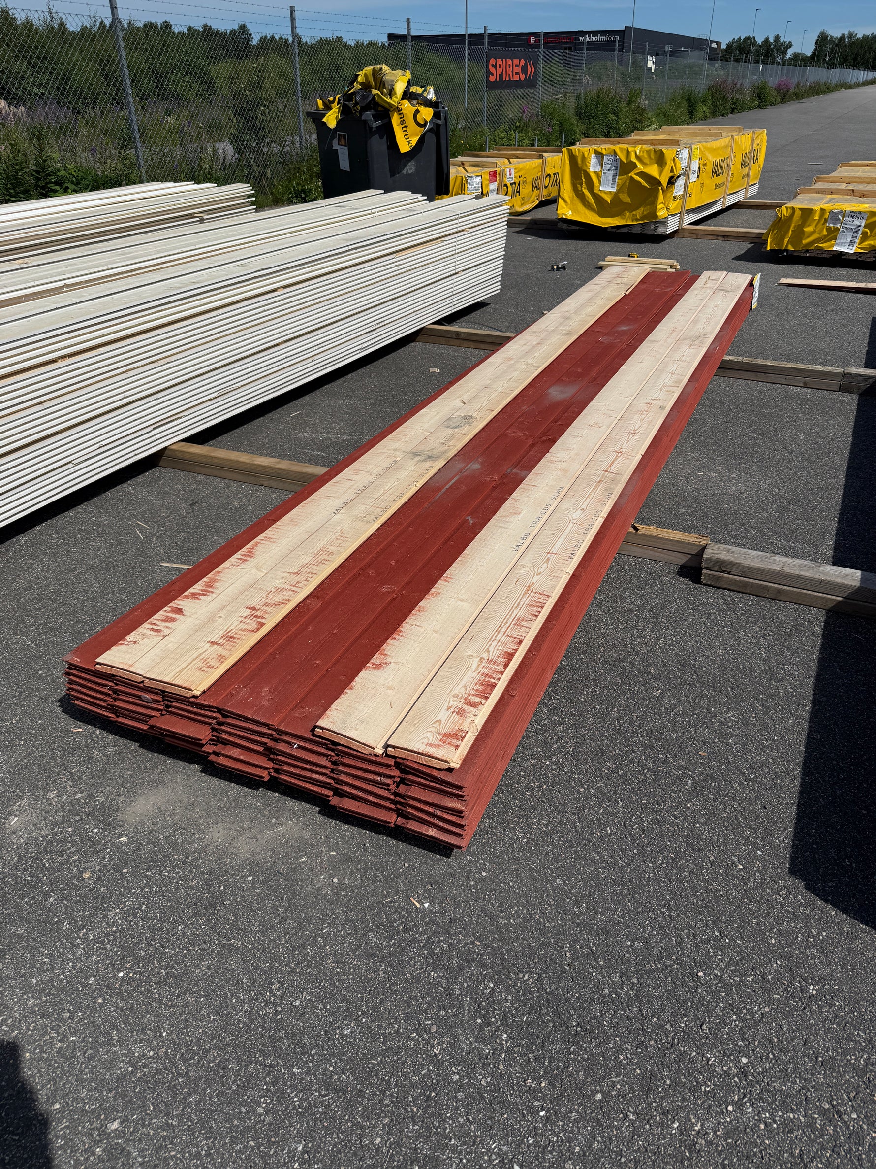 Paket Ytterpanel Enkelfas Ändspont 22x145mm, 46st 4.80m Grundmålad&nbsp;