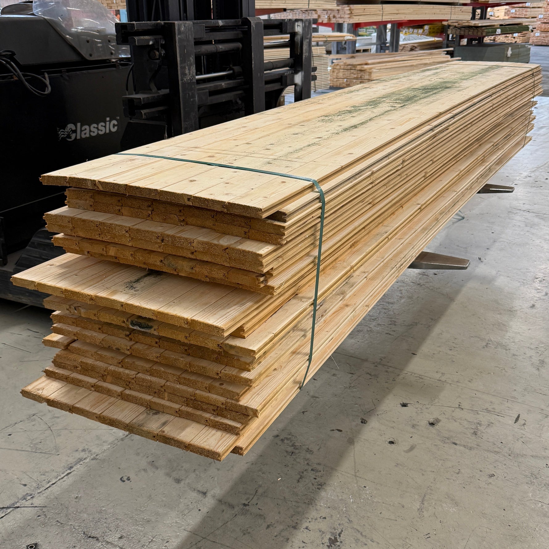 Parti Råspontluckor 20x540x3600mm 25st (Mögelskadat)