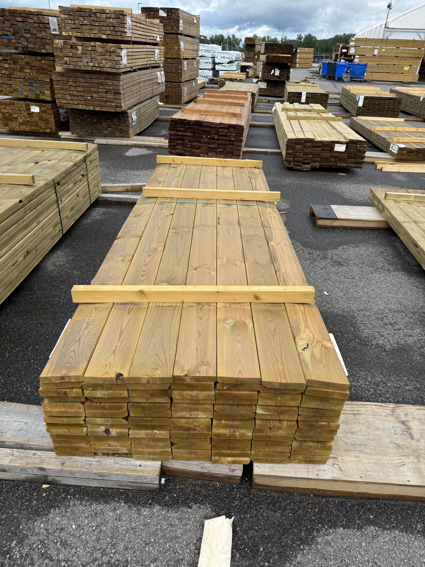 Paket Tryckimpregnerad Trall 28x145mm 3.30m 91st B-Sortering
