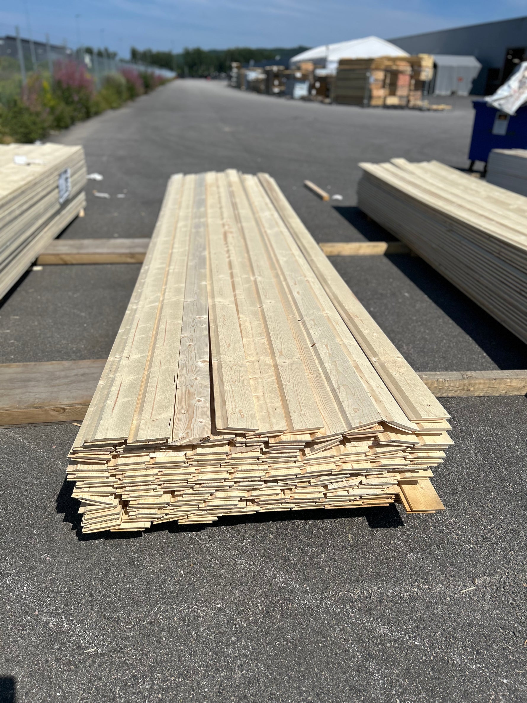 Paket Ytterpanel Enkelfas 22x120mm 4,80m 130st B-kvalitet
