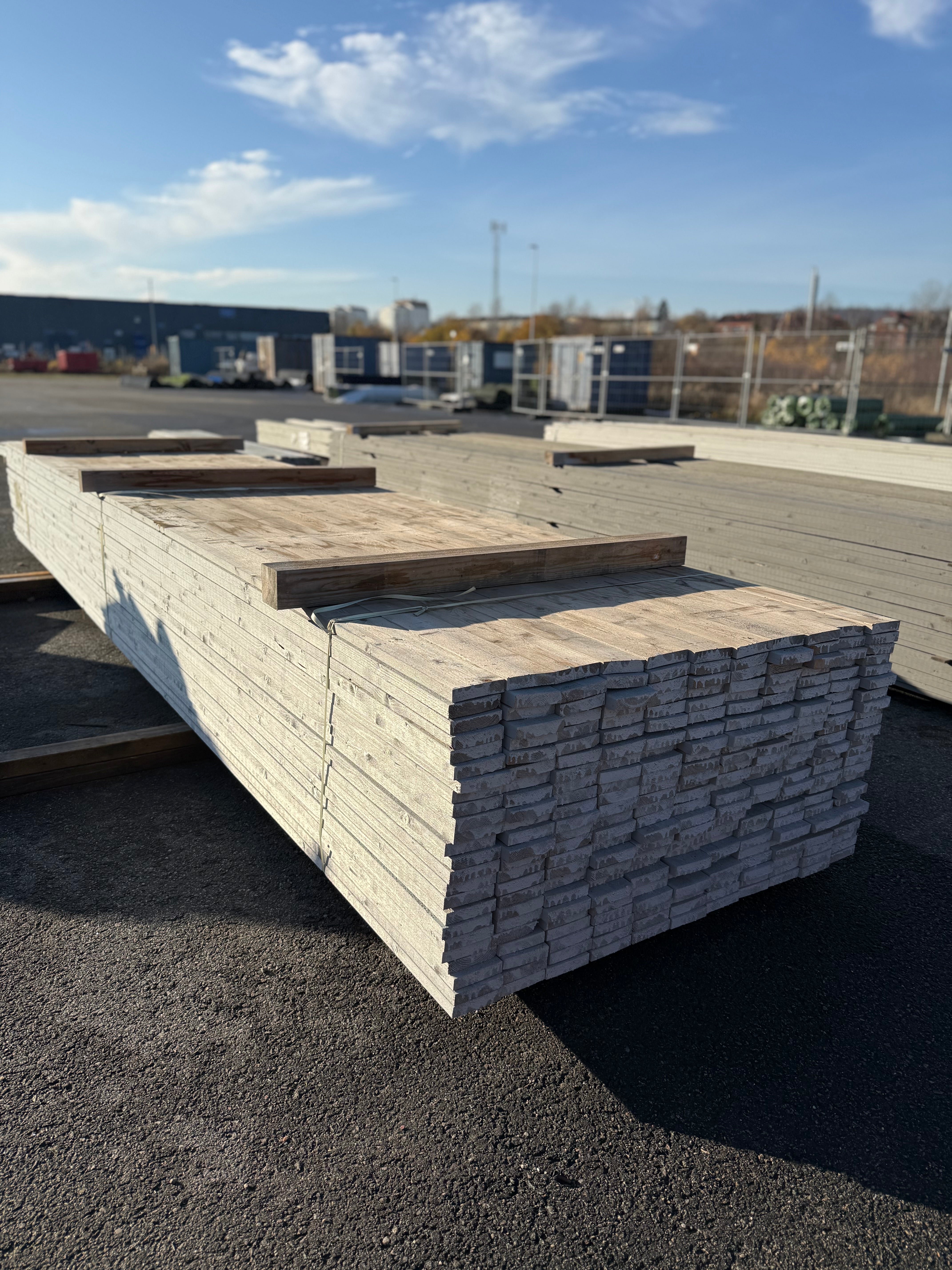 Paket Finsågad Panel 21x95mm – 264 st 4,80 m (Gran, NCS S3000-N)