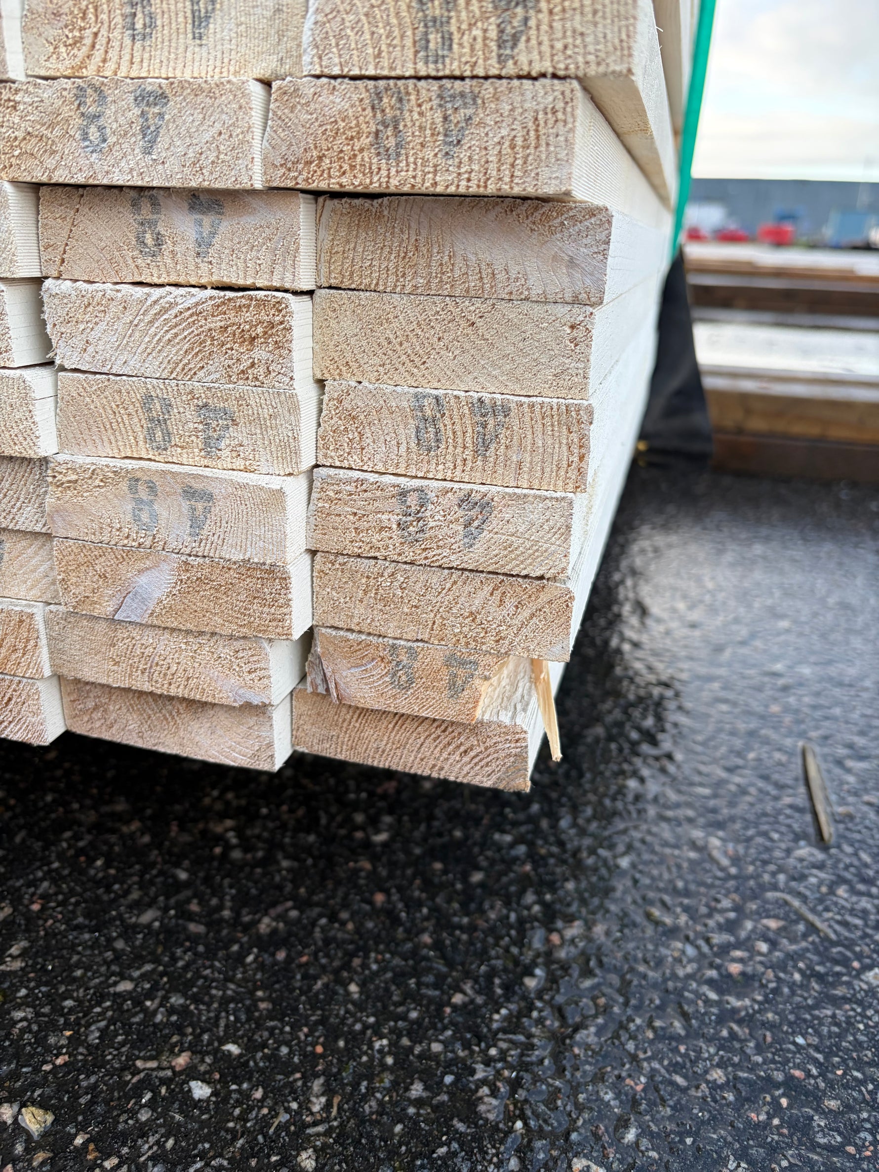 Paket Råplan Klyvsida Mellanstruken 22x70mm- 4.80, 340st - Spirec