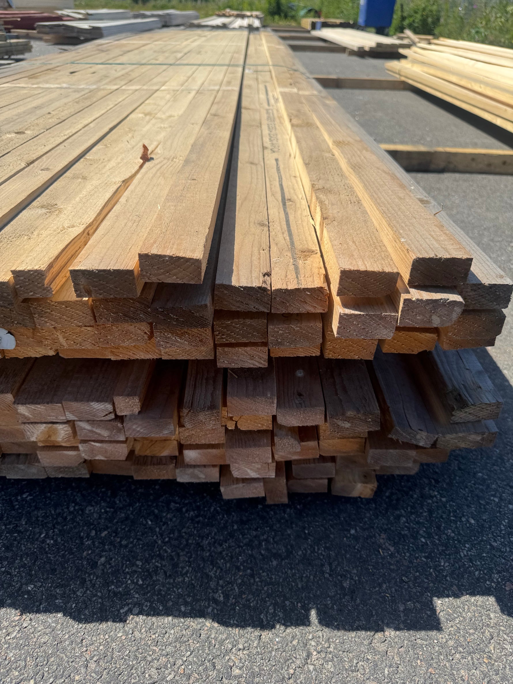 Paket Läkt 25x50 mm, 190 st 5,40 m Vattenskadat