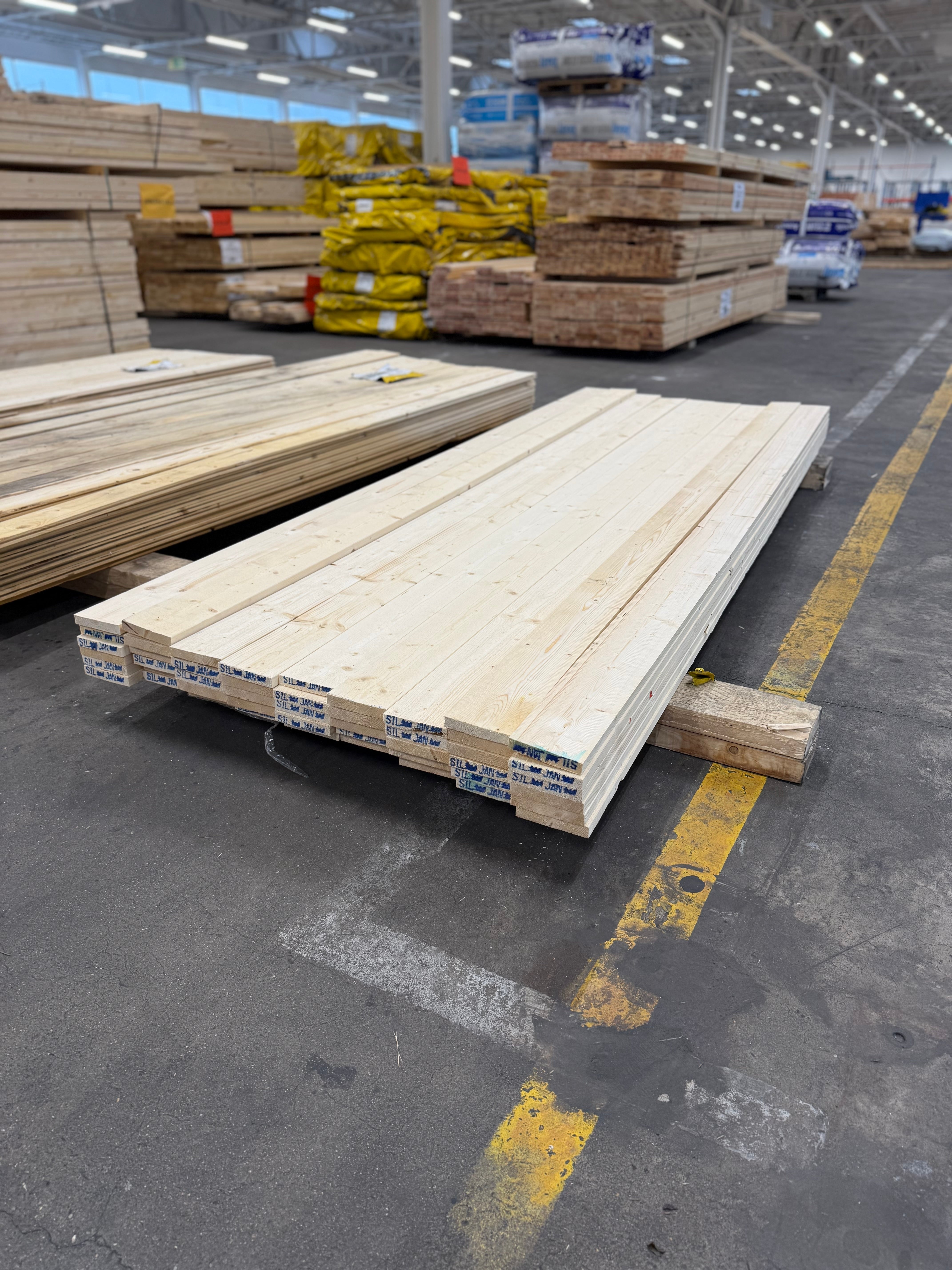Paket Finsågade Brädor 22x120mm 50st 3.0m