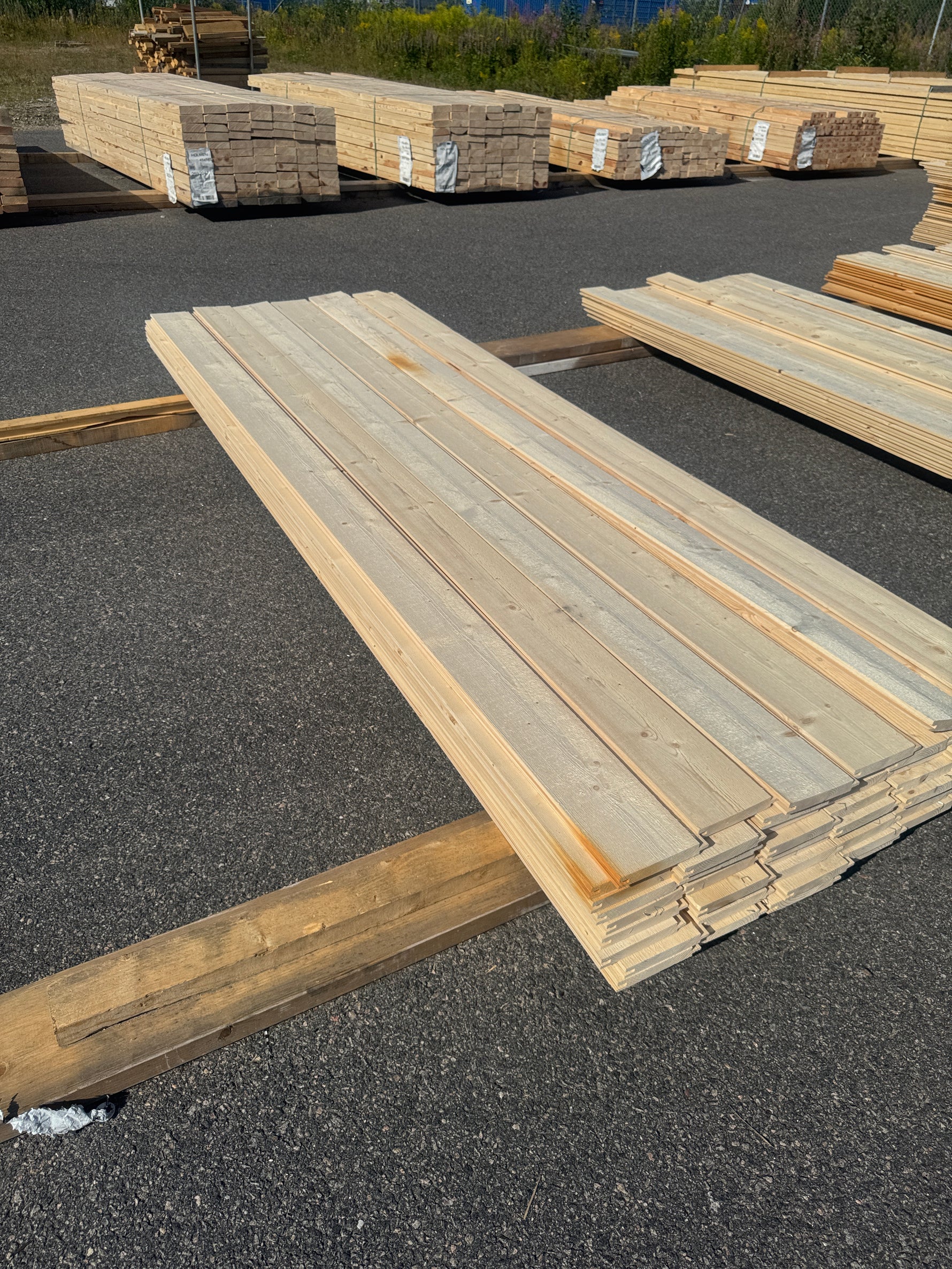 Paket Ytterpanel 22x145mm 2,70m 62st Obehandlad