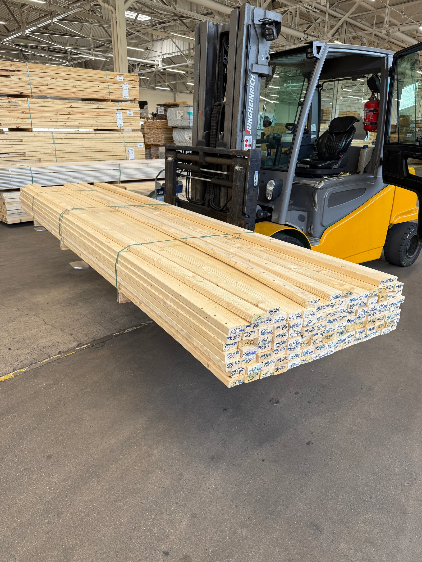 Paket Hyvlade Reglar 34x70mm Gran, 112st 4,20m