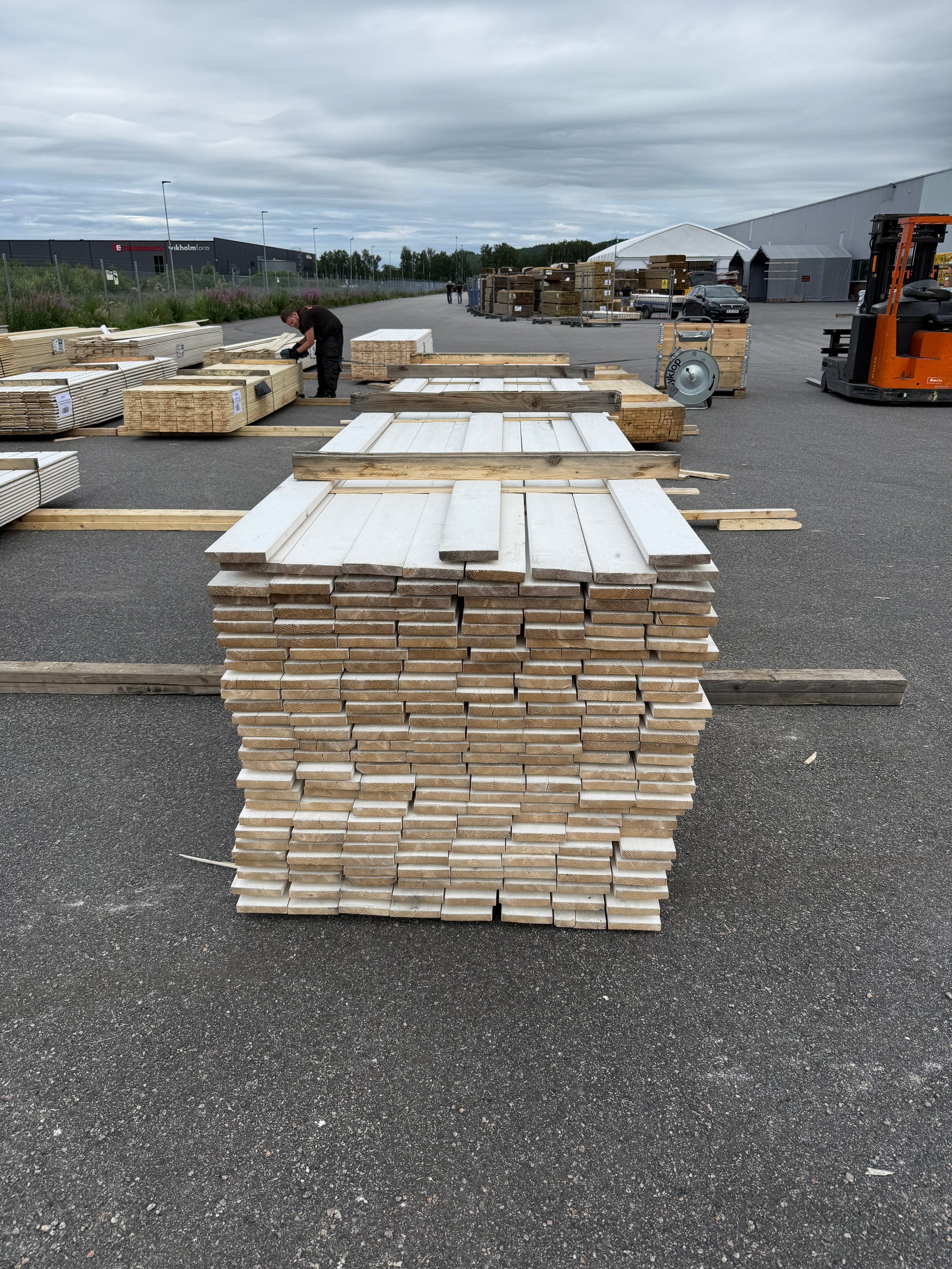Paket Finsågade Brädor 22x120mm, 219st 4.80m Mellanstruken