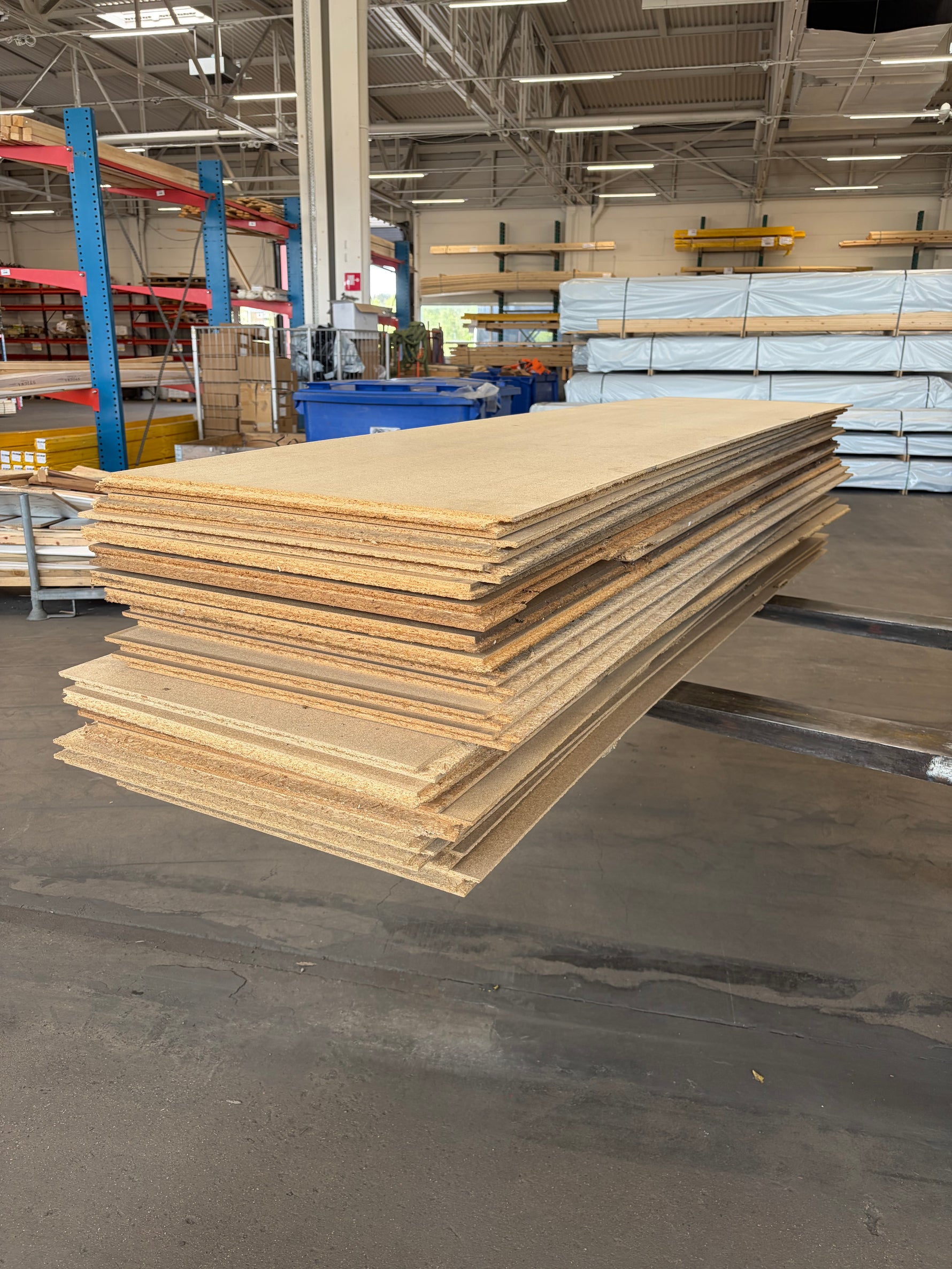 Parti Golvspånskivor 22x620x2420mm, Utsorterade – 24st