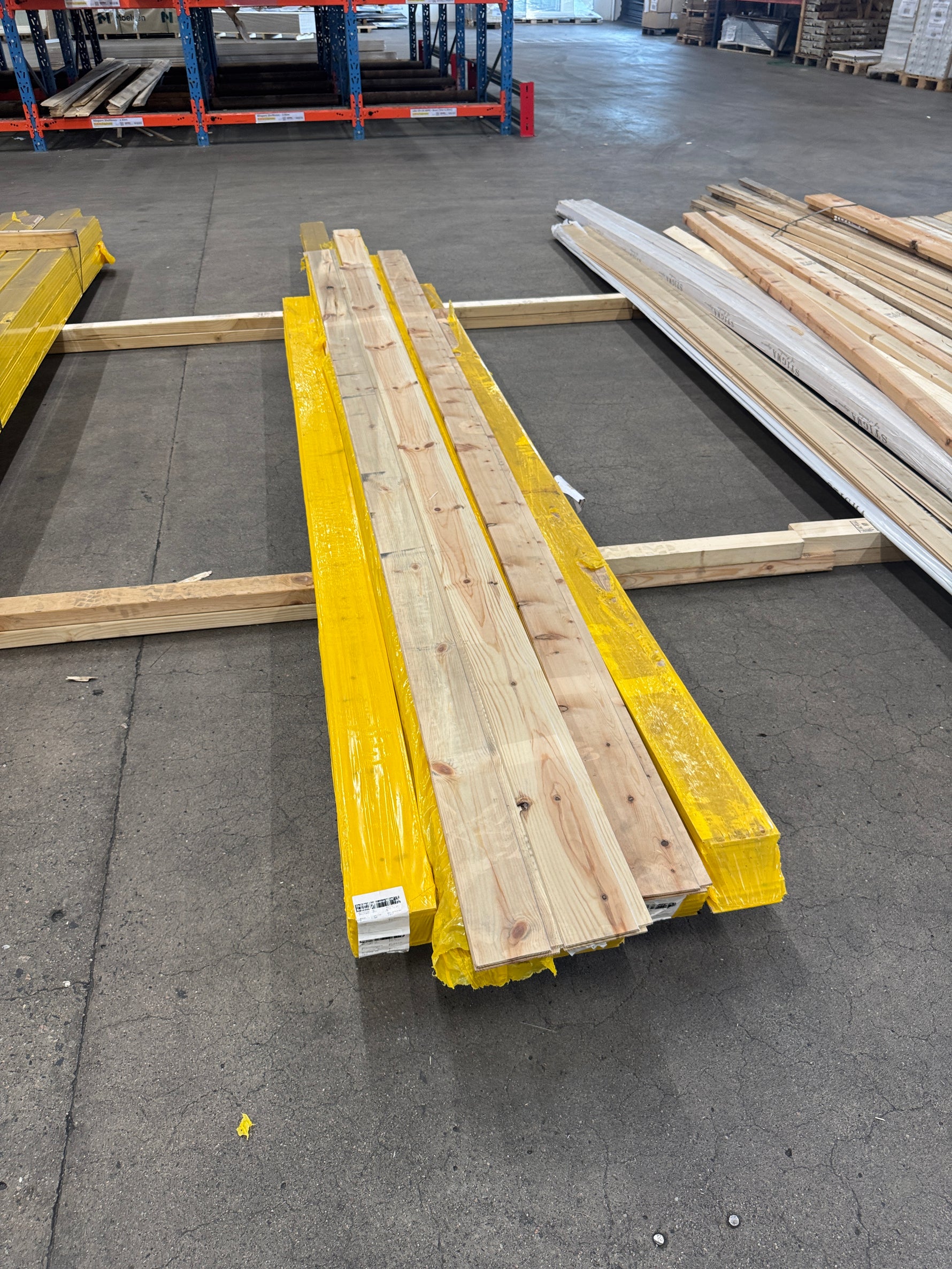Paket Spårpanel 13x120 mm – 30 st Blandade längder
