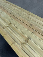 Paket Tryckimpregnerad Rillad Trall 28x120mm, 144st 5.10m- Väderbitet