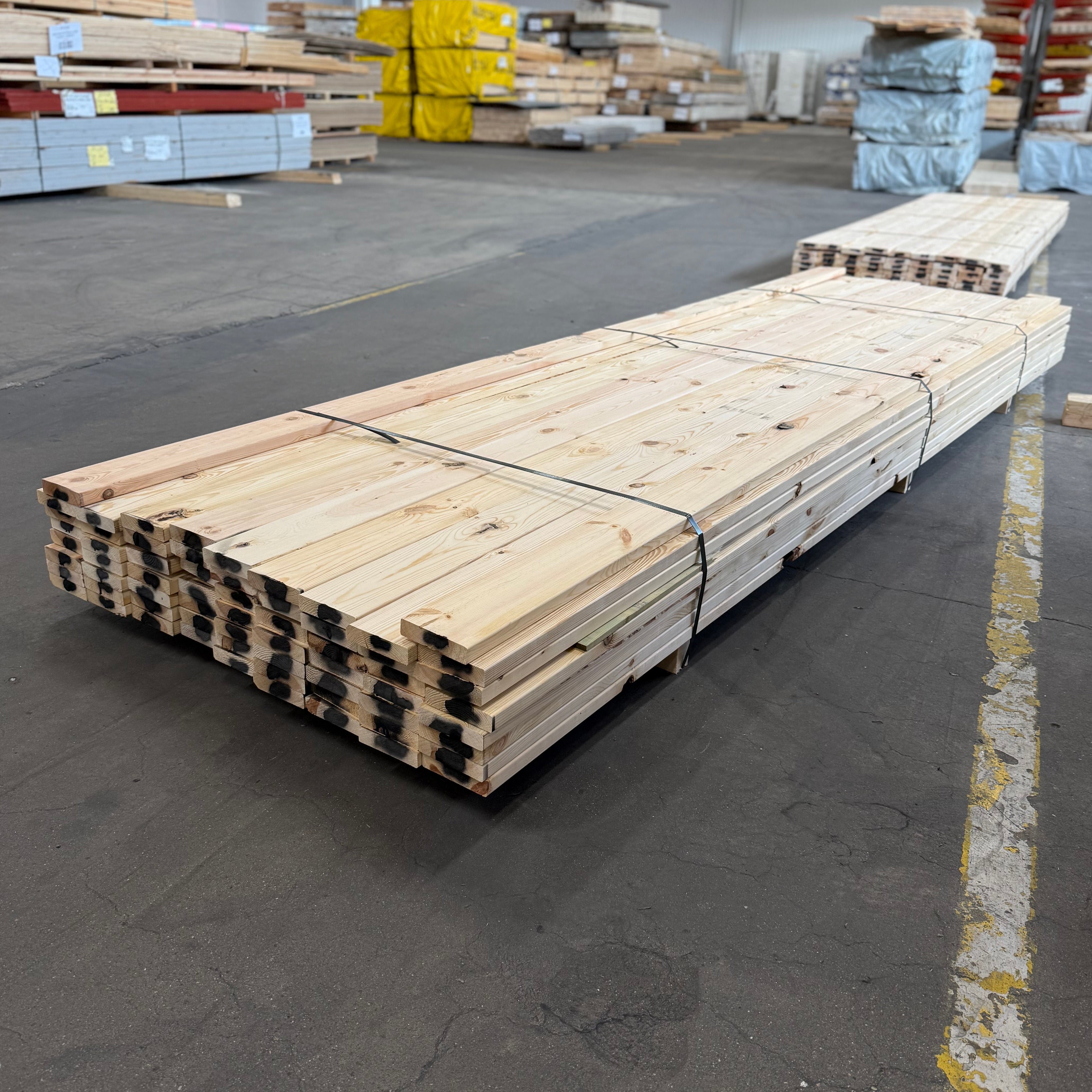 Paket Hyvlade Brädor 28x120mm, 3.60m- 65st (Furu) B-sortering