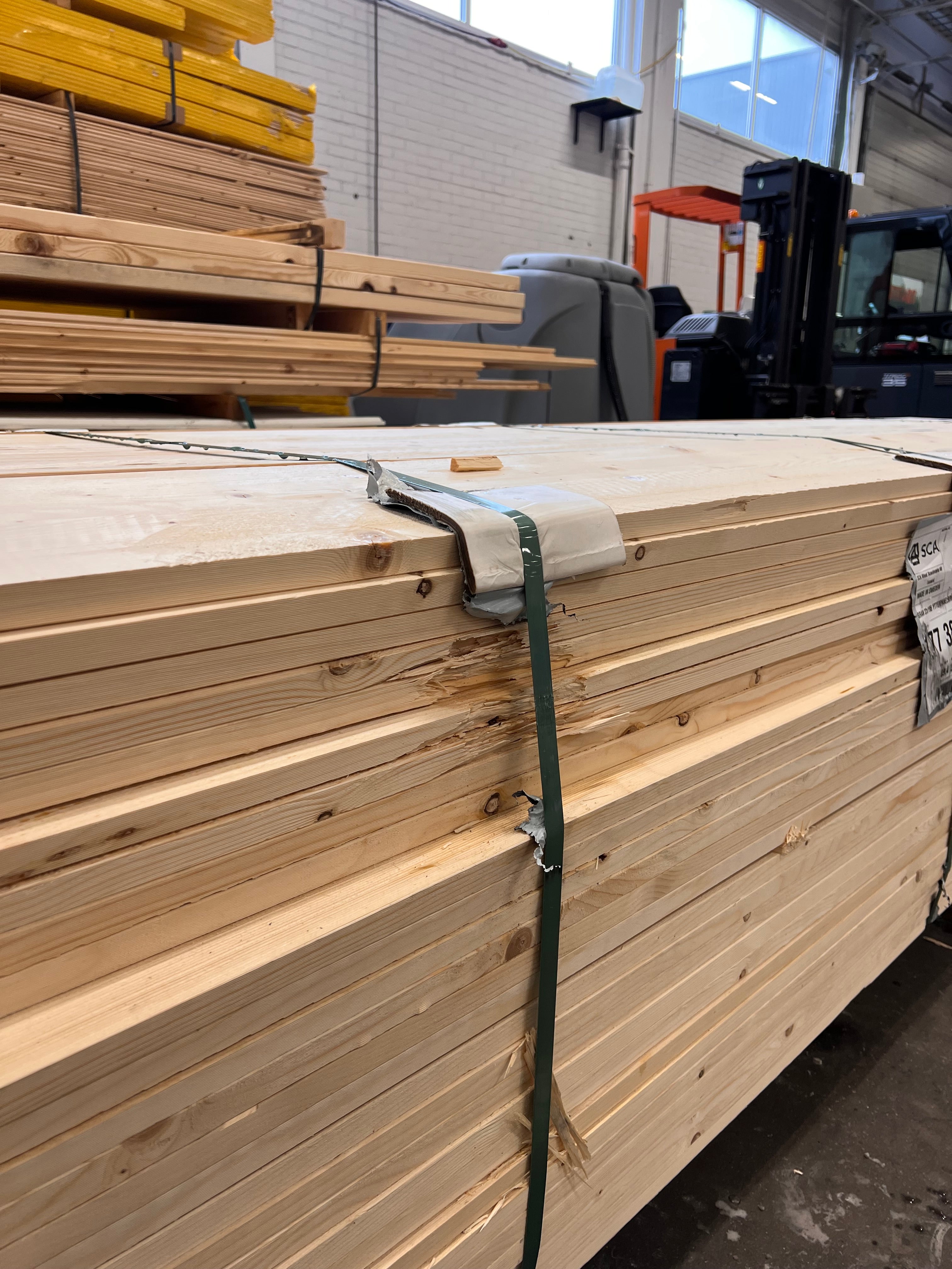Paket Ytterpanelbräda 22x195mm 137st 3,0-5,40m (B-Sortering)
