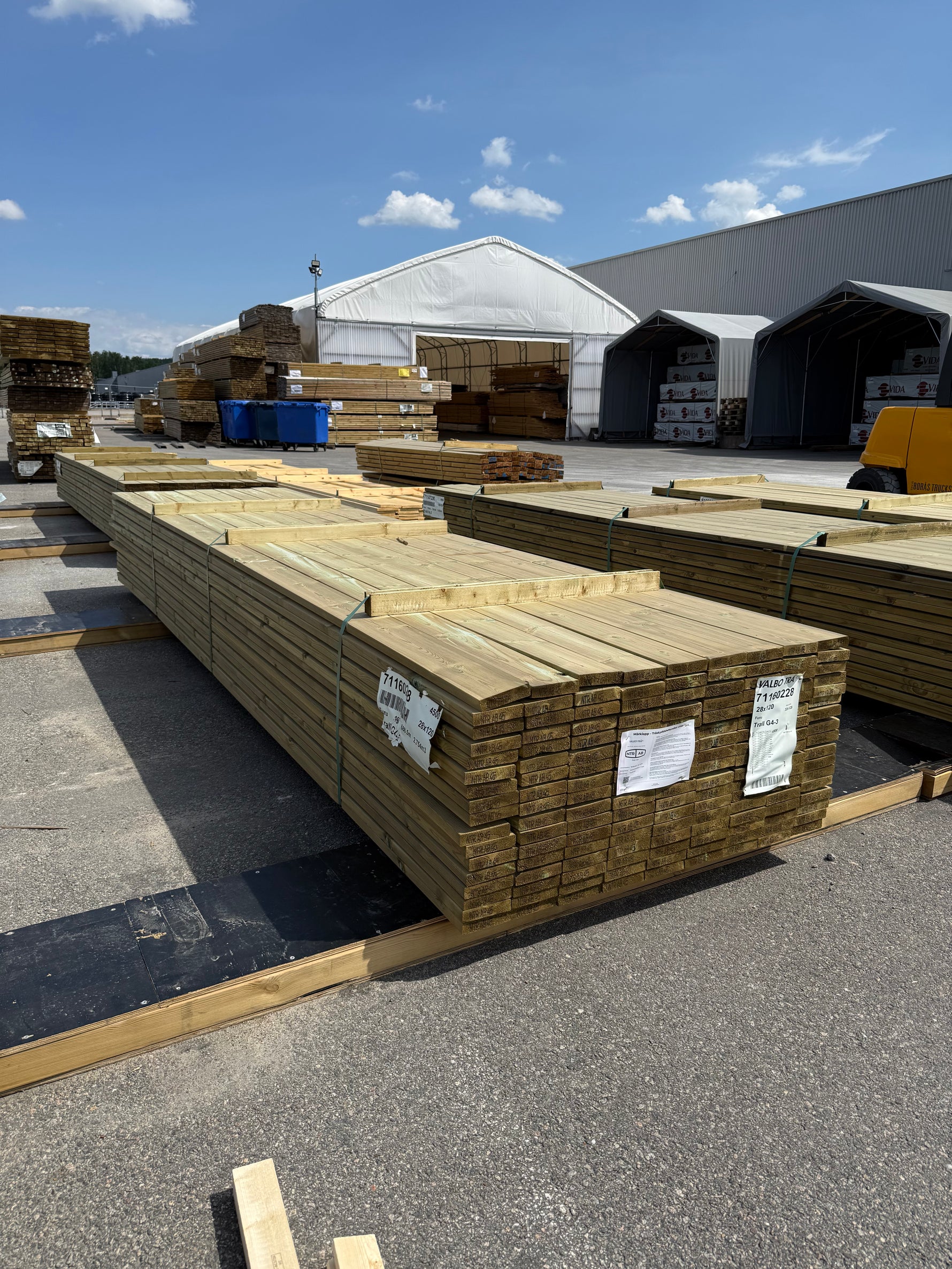 Paket Tryckimpregnerad Trall 28x120mm 4.50m 153st G4-3