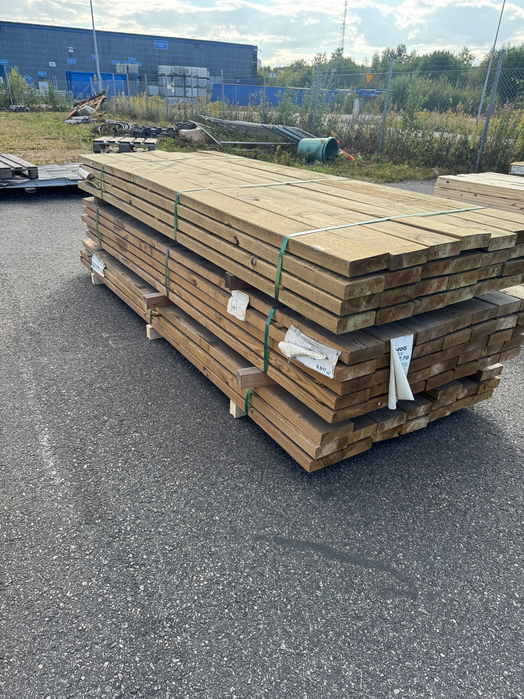 Paket Reglar 45x145 – 84st – 2.70 m – Tryckimpregnerade