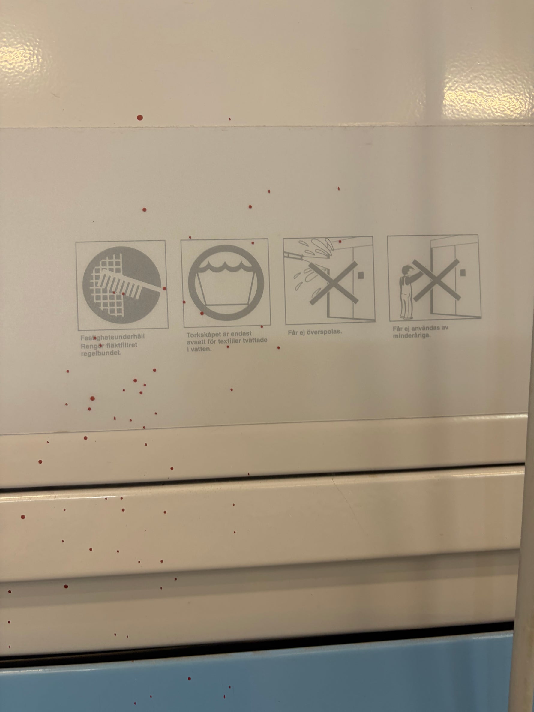 Blått Begagnat Torkskåp Electrolux TS4121LE