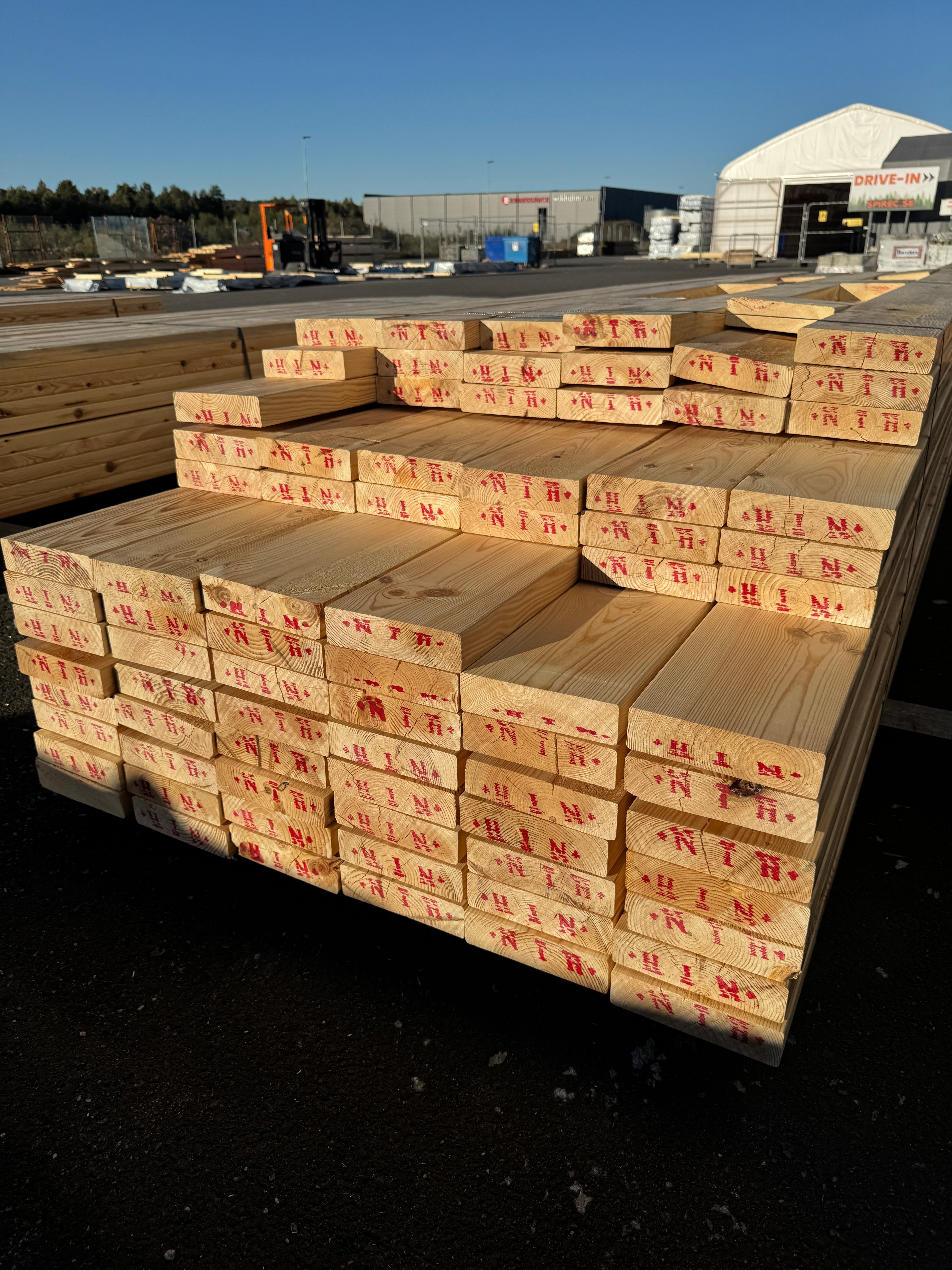 Paket Reglar 45x170 – 76 st (3,0–3,6 m, furu)
