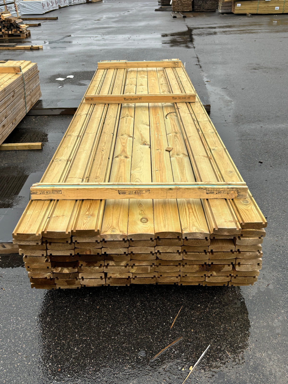 Paket Tryckimpregnerade Handledare 34x120mm 4.20m 86st