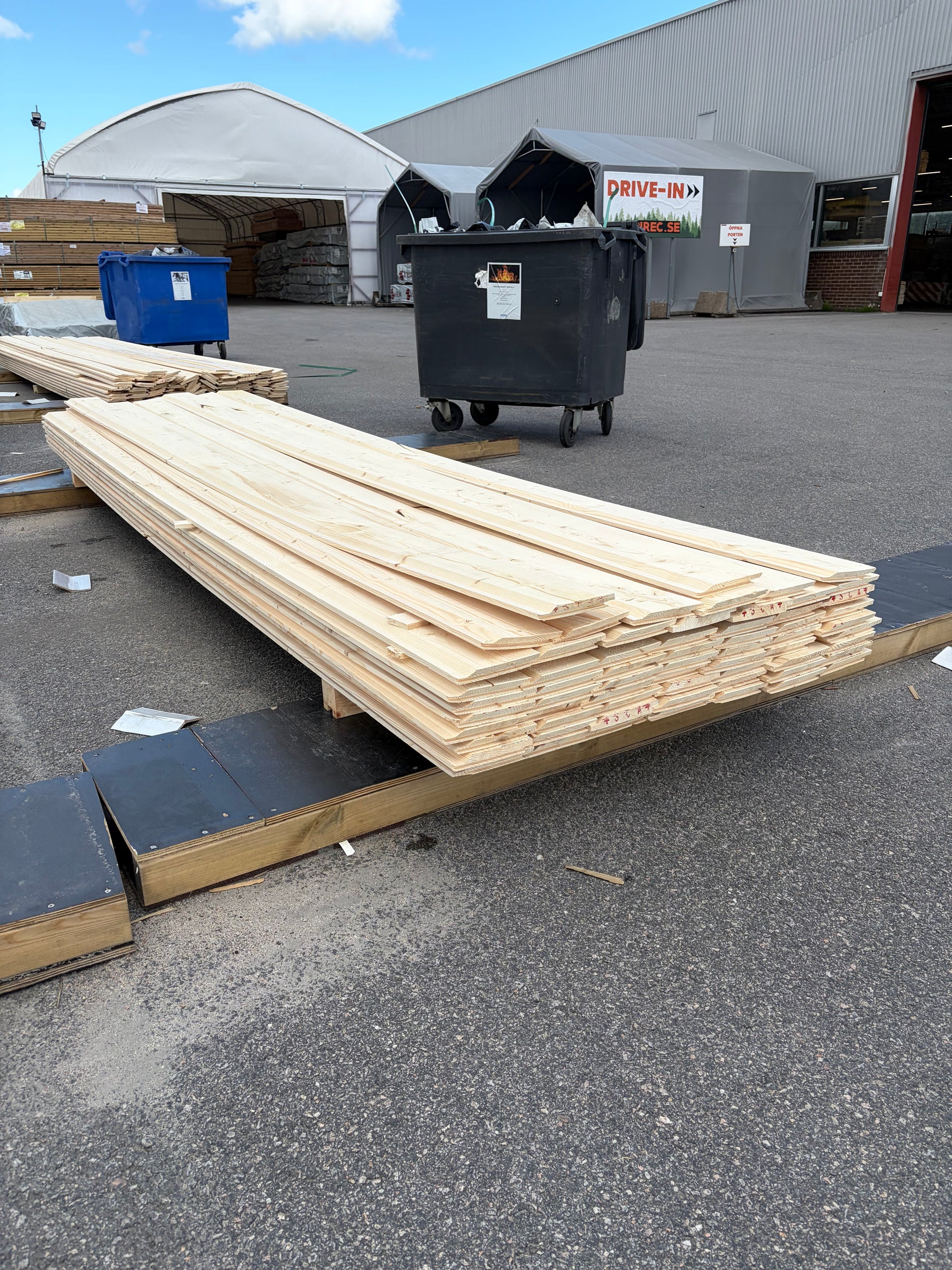 Paket Enkelfas Fals Ändspont 22x145mm, 65st 3,60m (Andra sortering)