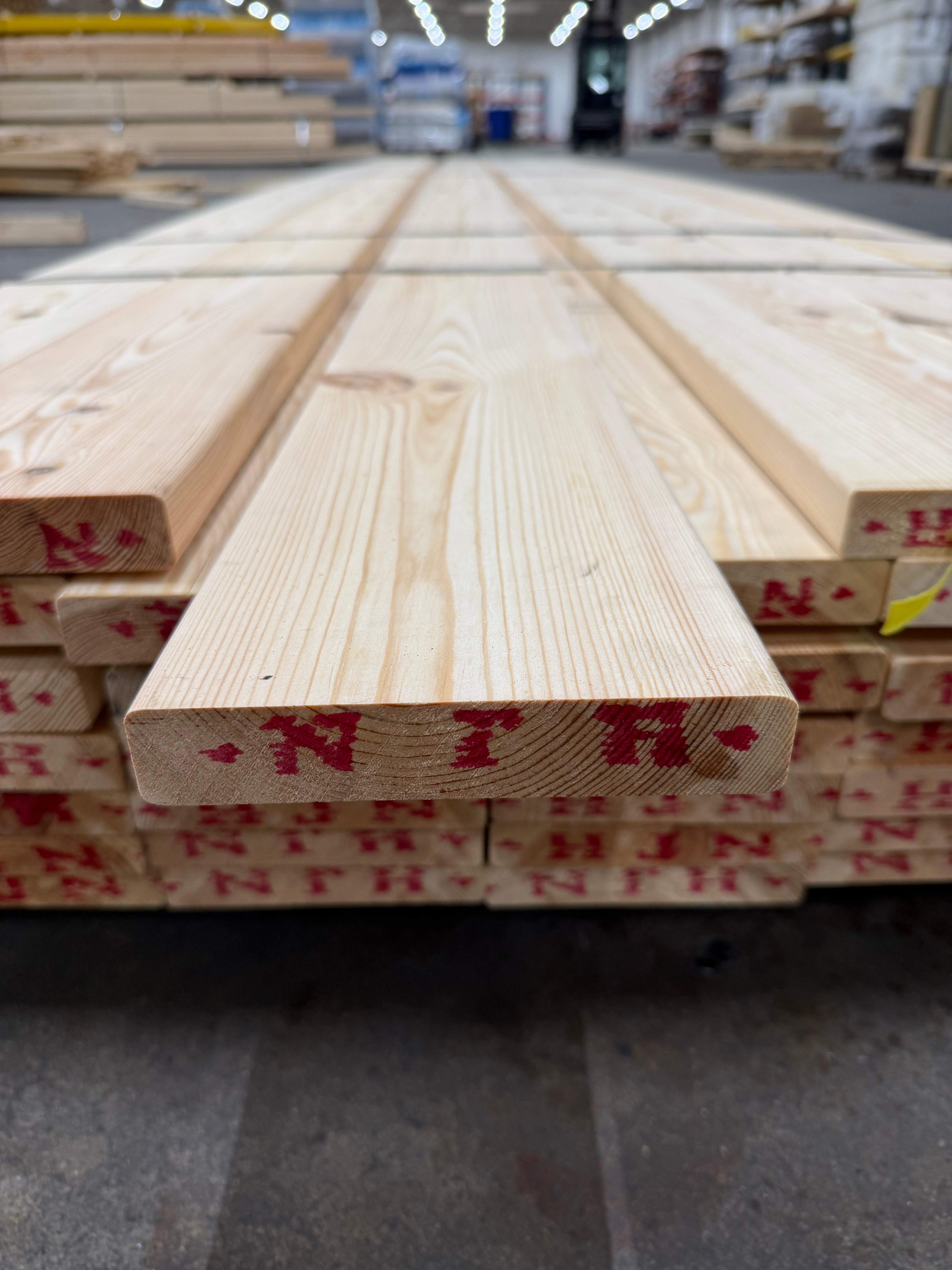 Paket Hyvlade Brädor 27x145mm 4.80m- 48st (Furu) B- sortering