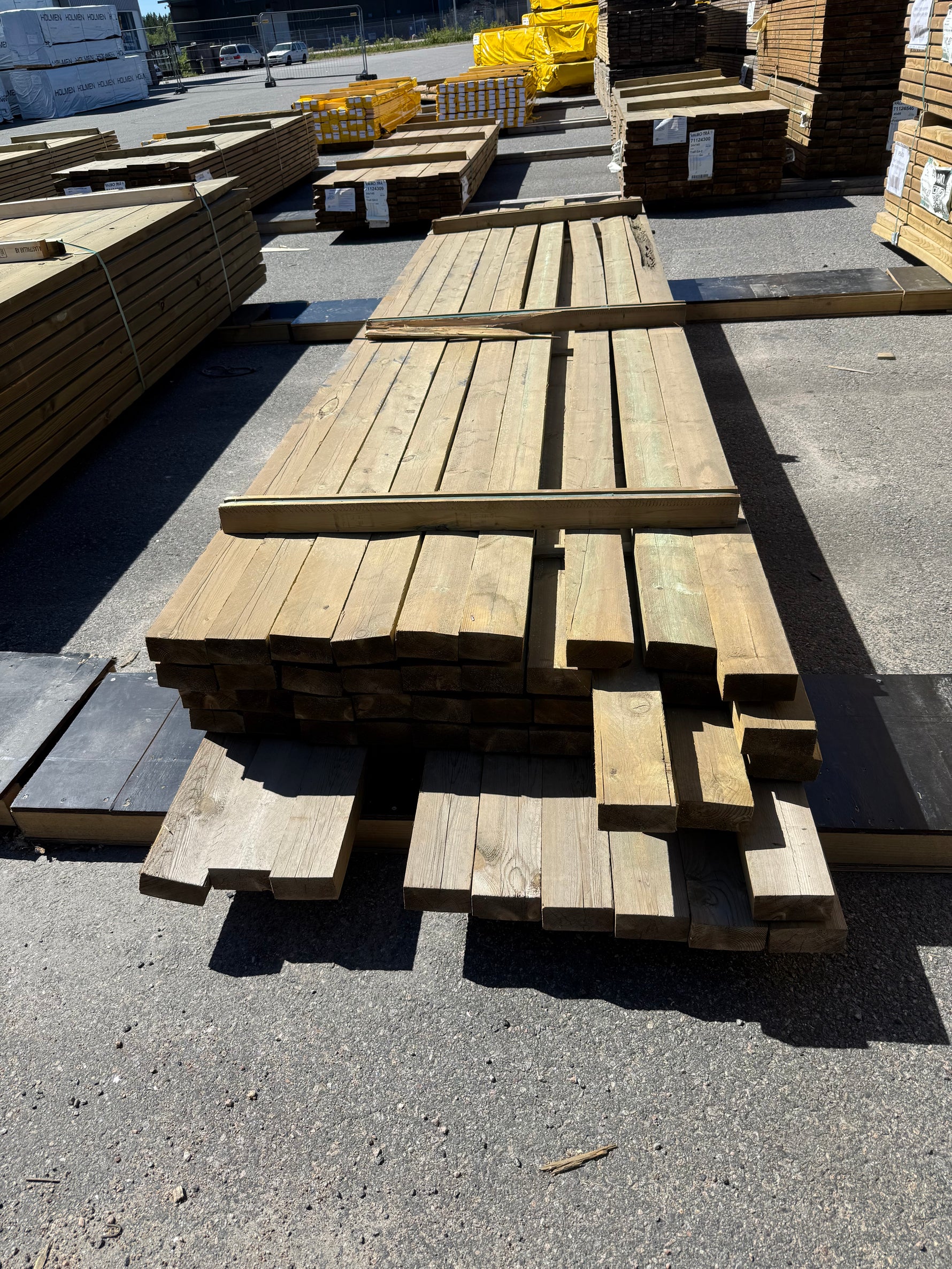 Paket Tryckimpregnerade Reglar 50x100mm, 50st 3,90–4,20m