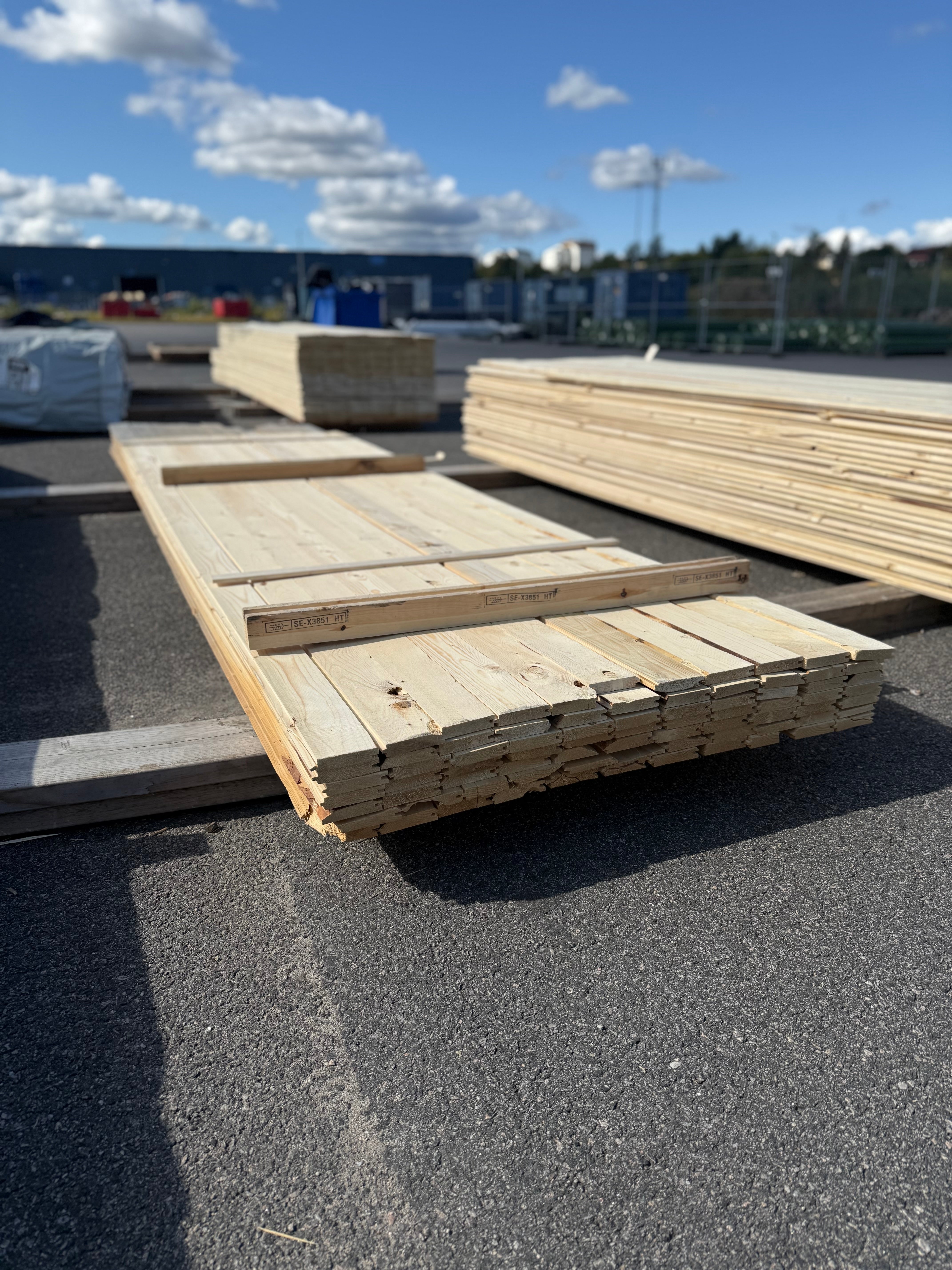 Paket Råspont 20x100mm 77st 3.60–4.20m – Andra sortering