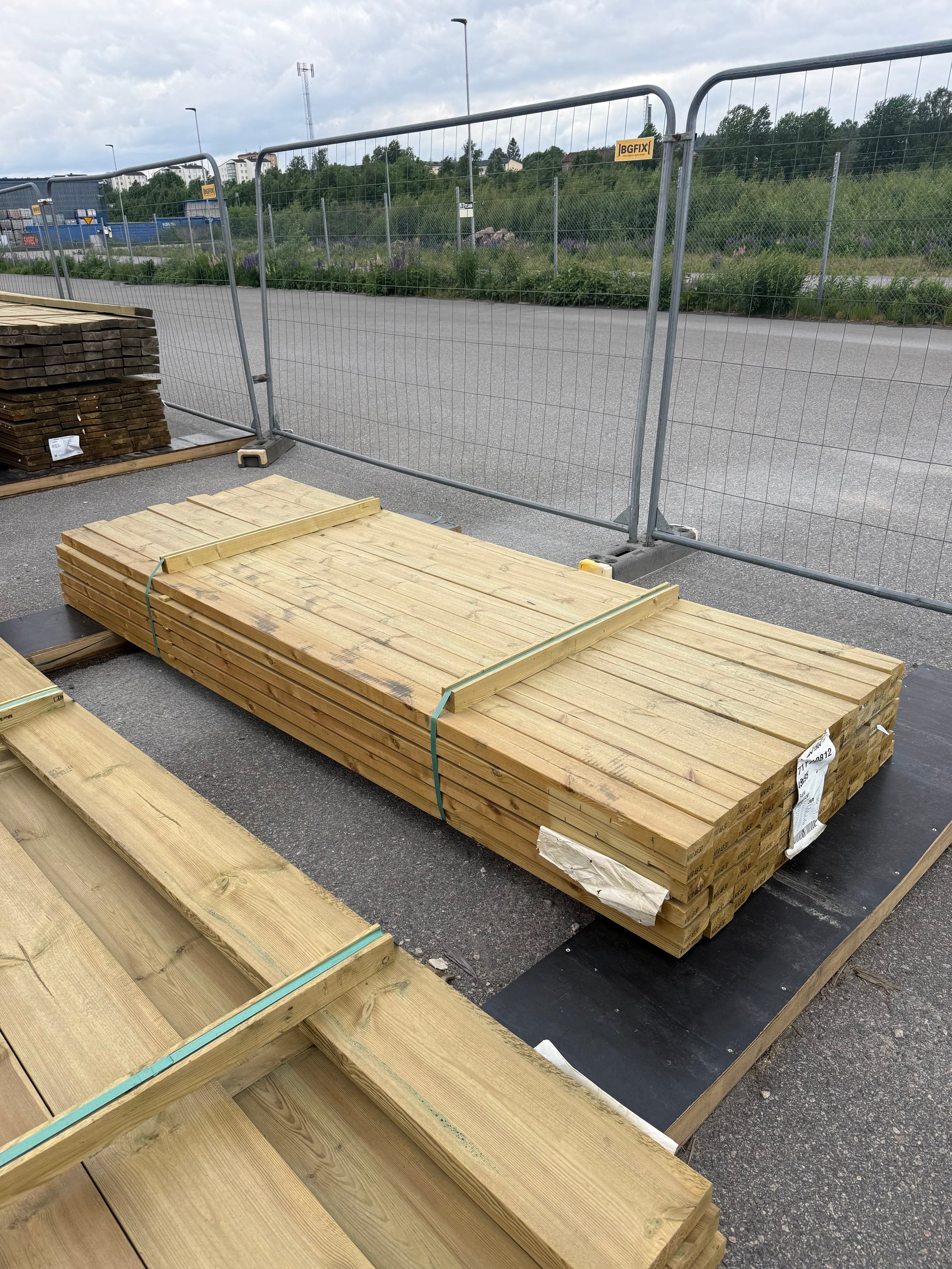 Paket Tryckimpregnerade Reglar 45x95mm, 66st 3,0m