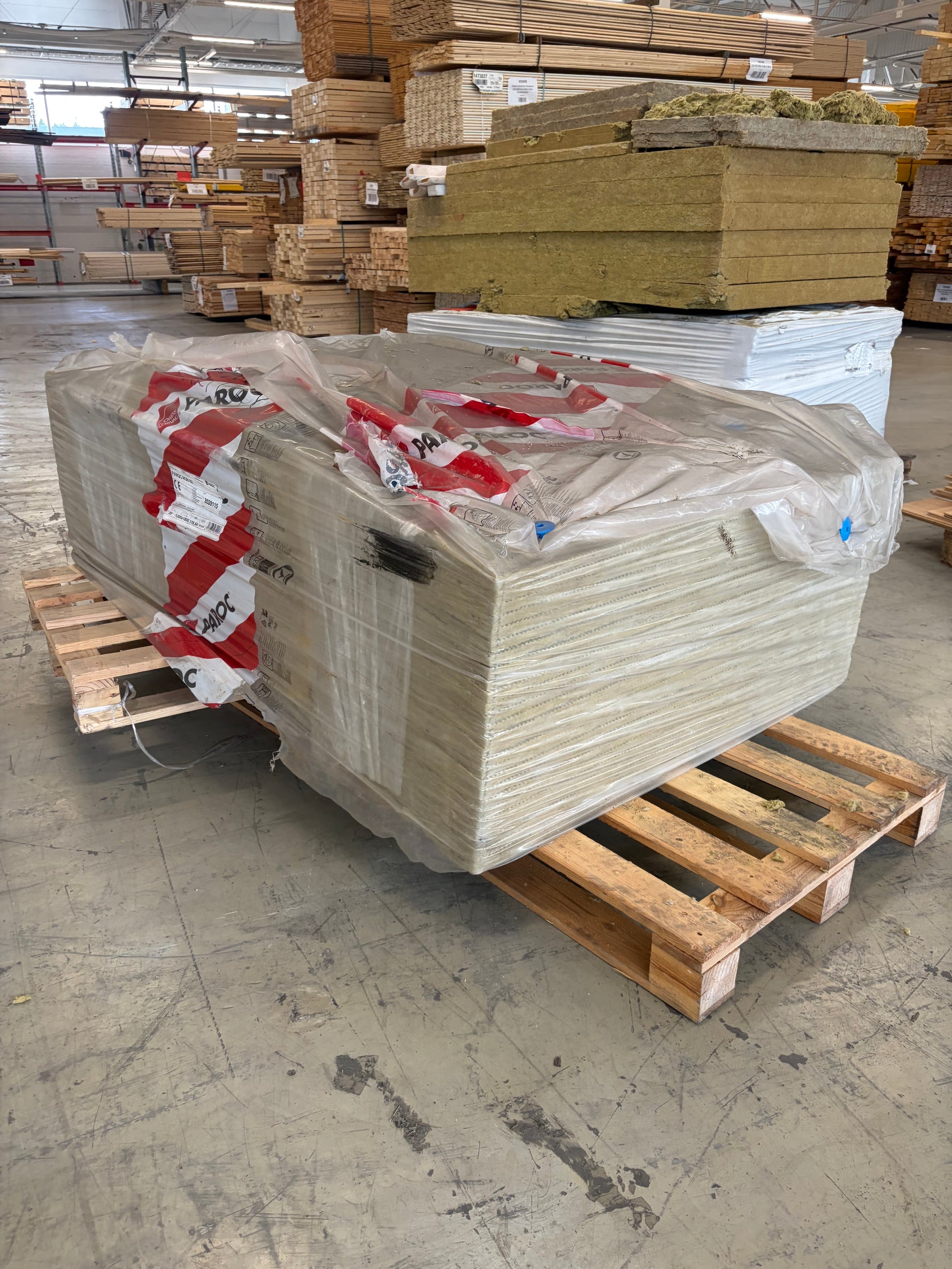 Pall Isolering Paroc ROB 80 Takboard 20x1200x1800mm – 26st