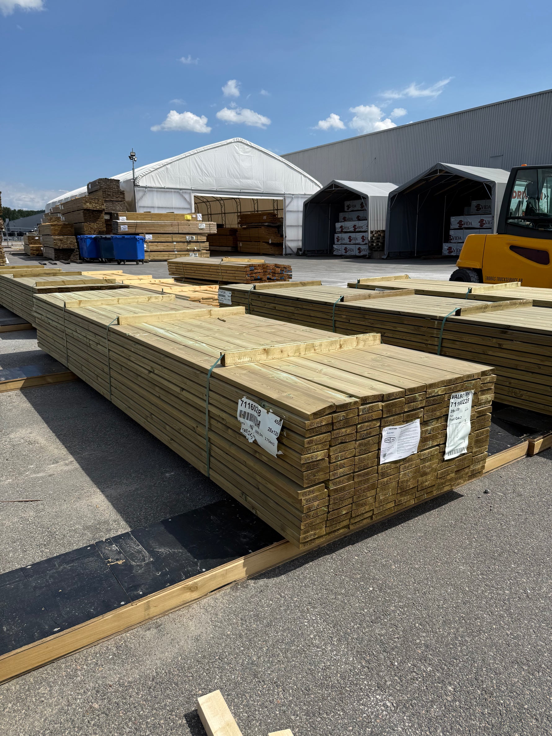 Paket Tryckimpregnerad Trall 28x120mm 4.50m 153st G4-3