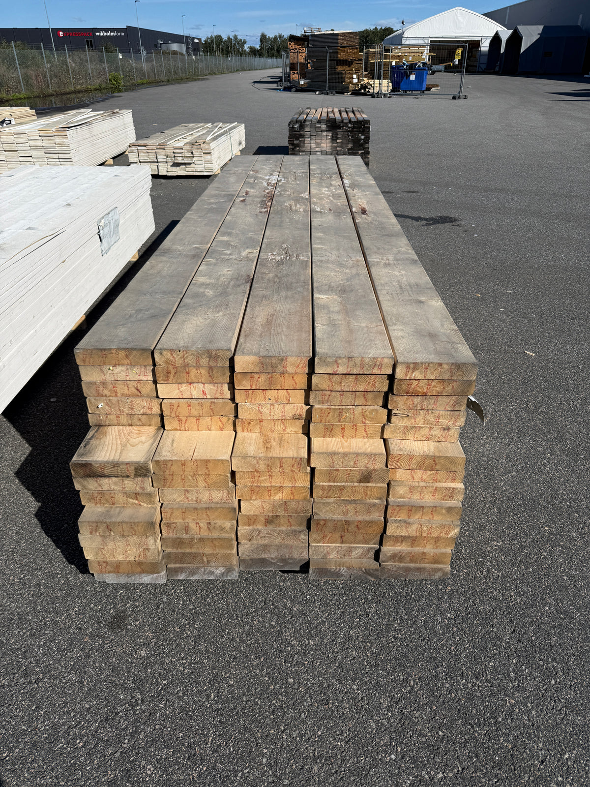 Paket Reglar 45x195mm 3,60m 65st C24 (Fuktskadat)