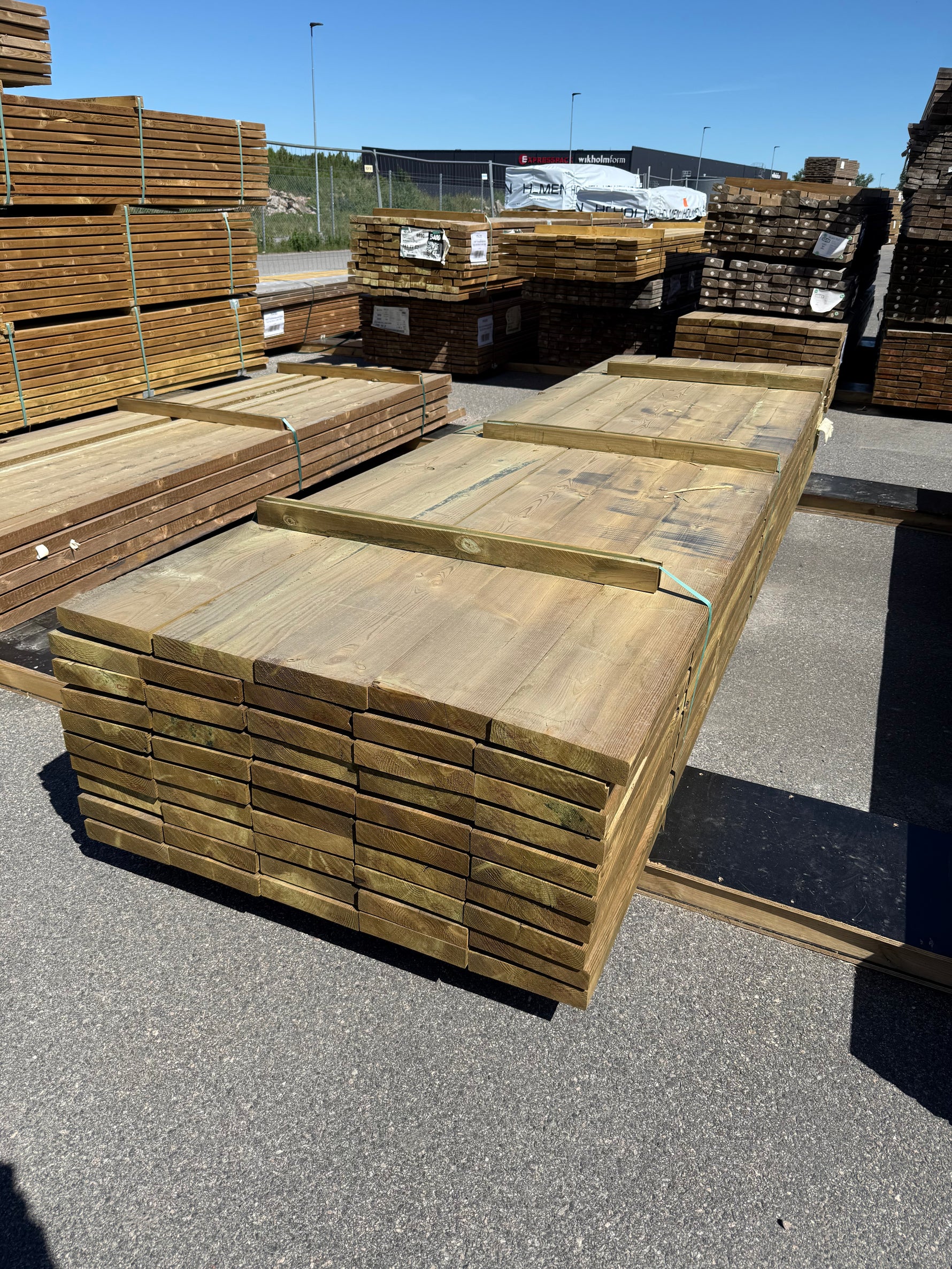 Parti Tryckimpregnerade Reglar 45x220mm 3.90m 50st NTR A