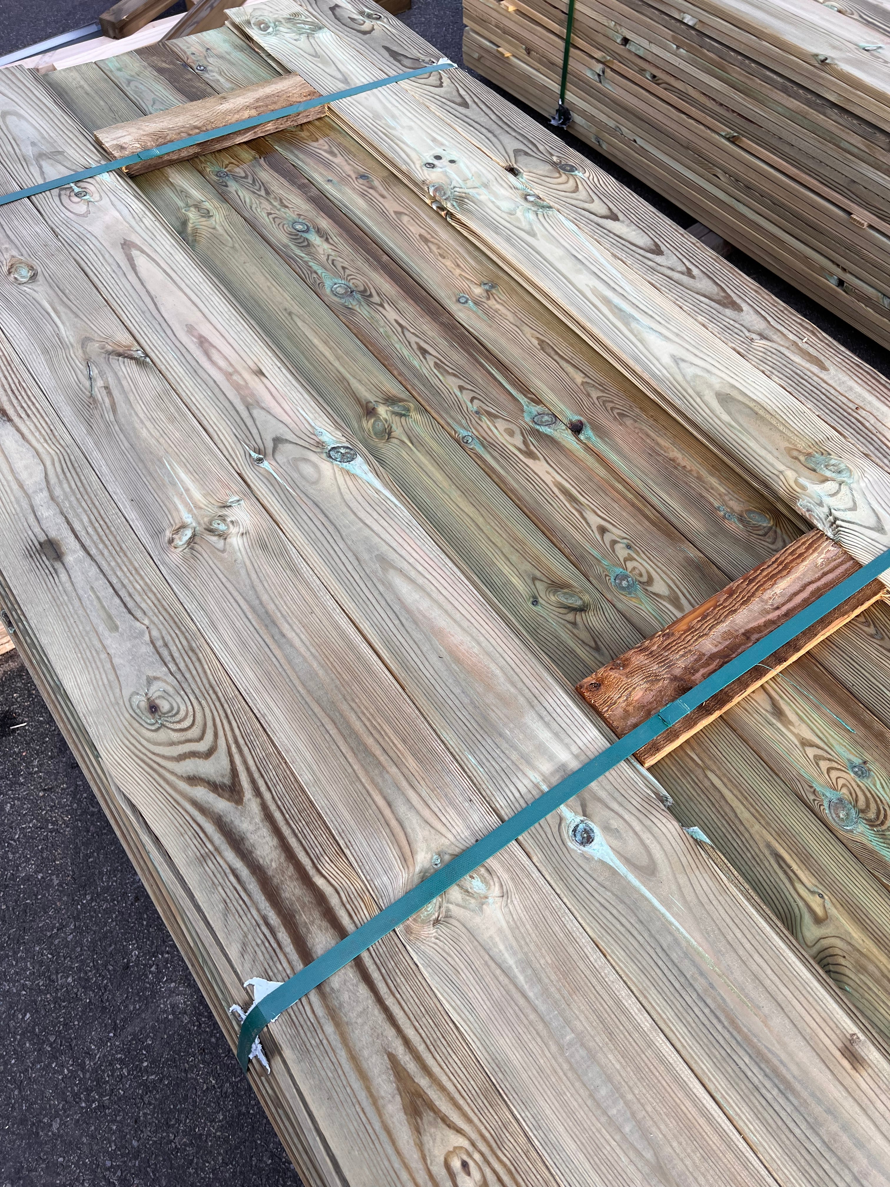 Paket Spontad Panel Tryckimpregnerad 27x145mm – 165 st (3,0 m, Furu, B-sortering)