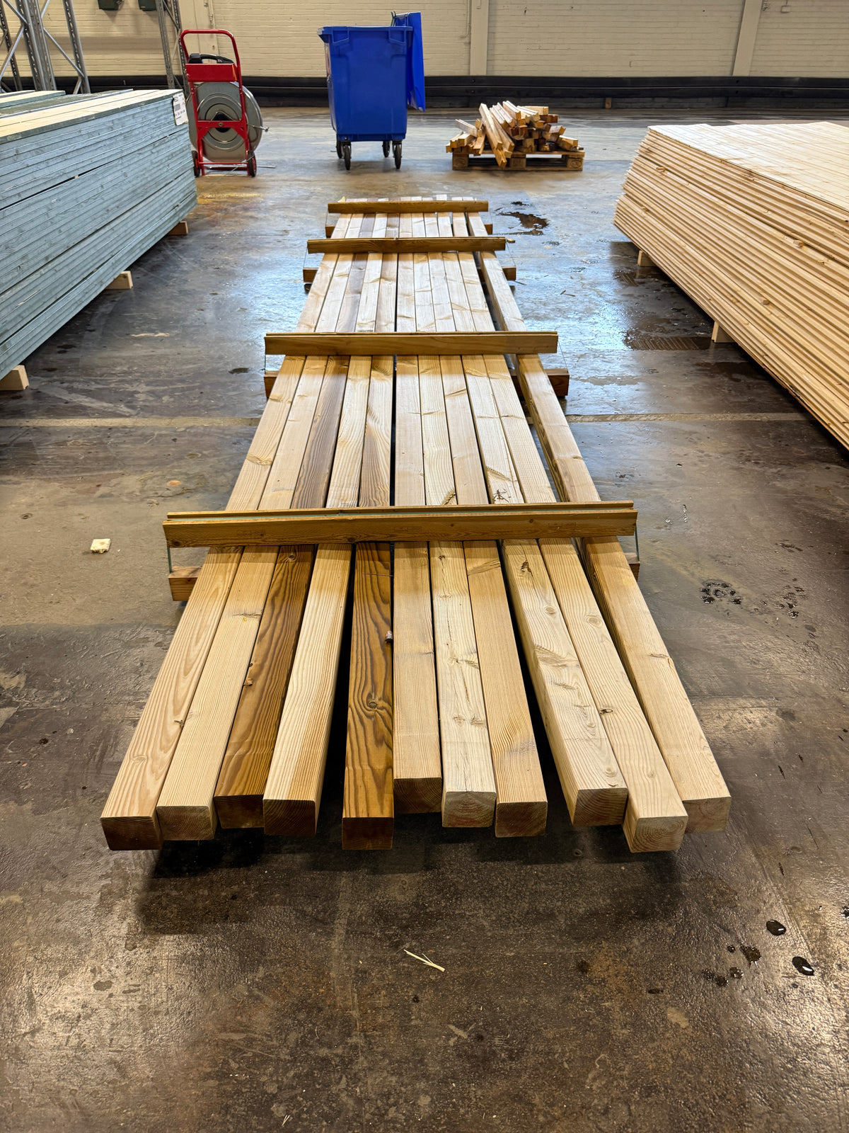 Paket Tryckimpregnerade Stolpar 70×70 mm 5,10 m – 11 st NTR-A